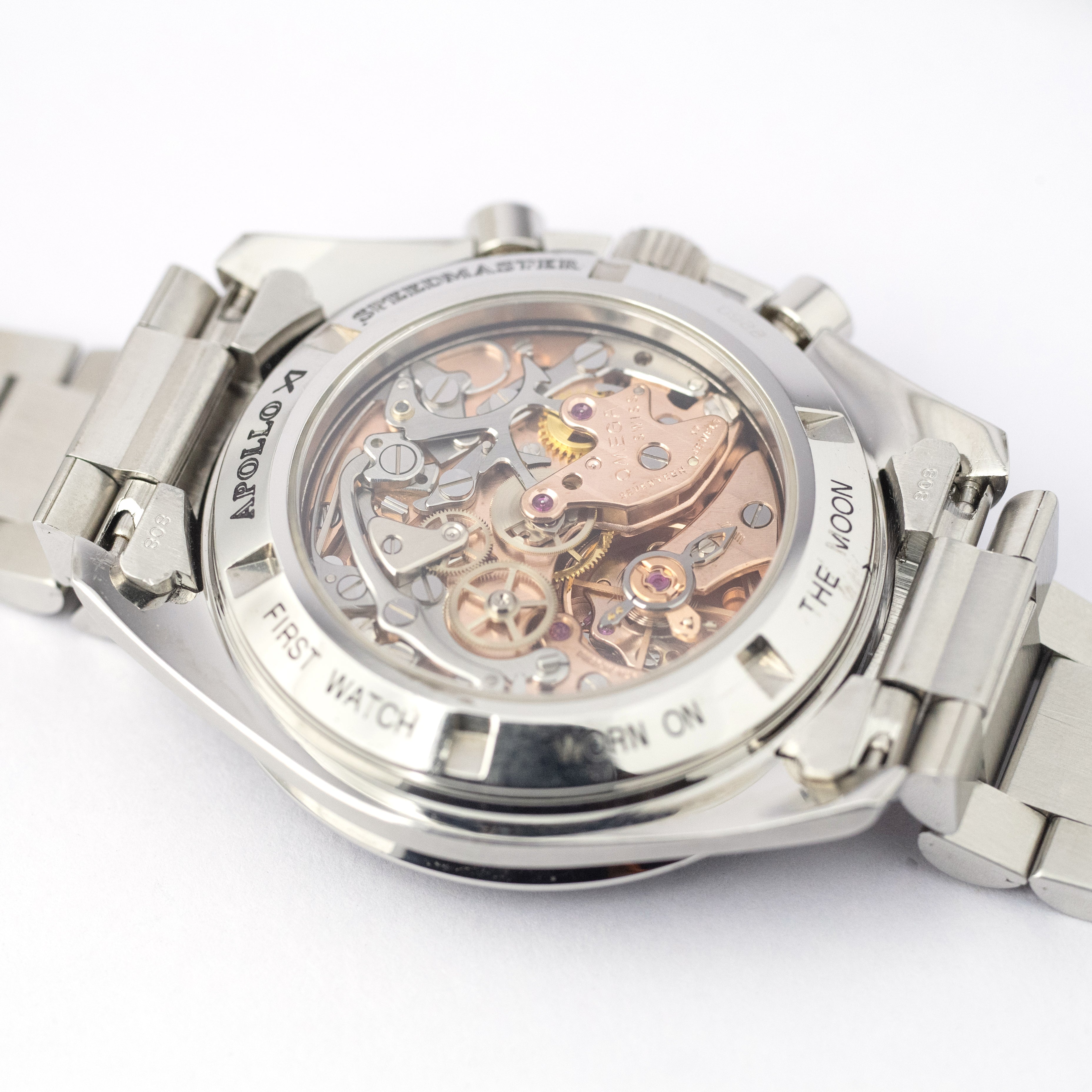 オメガ 1986年製 スピードマスター プロフェッショナル 5th 赤金 スケルトン