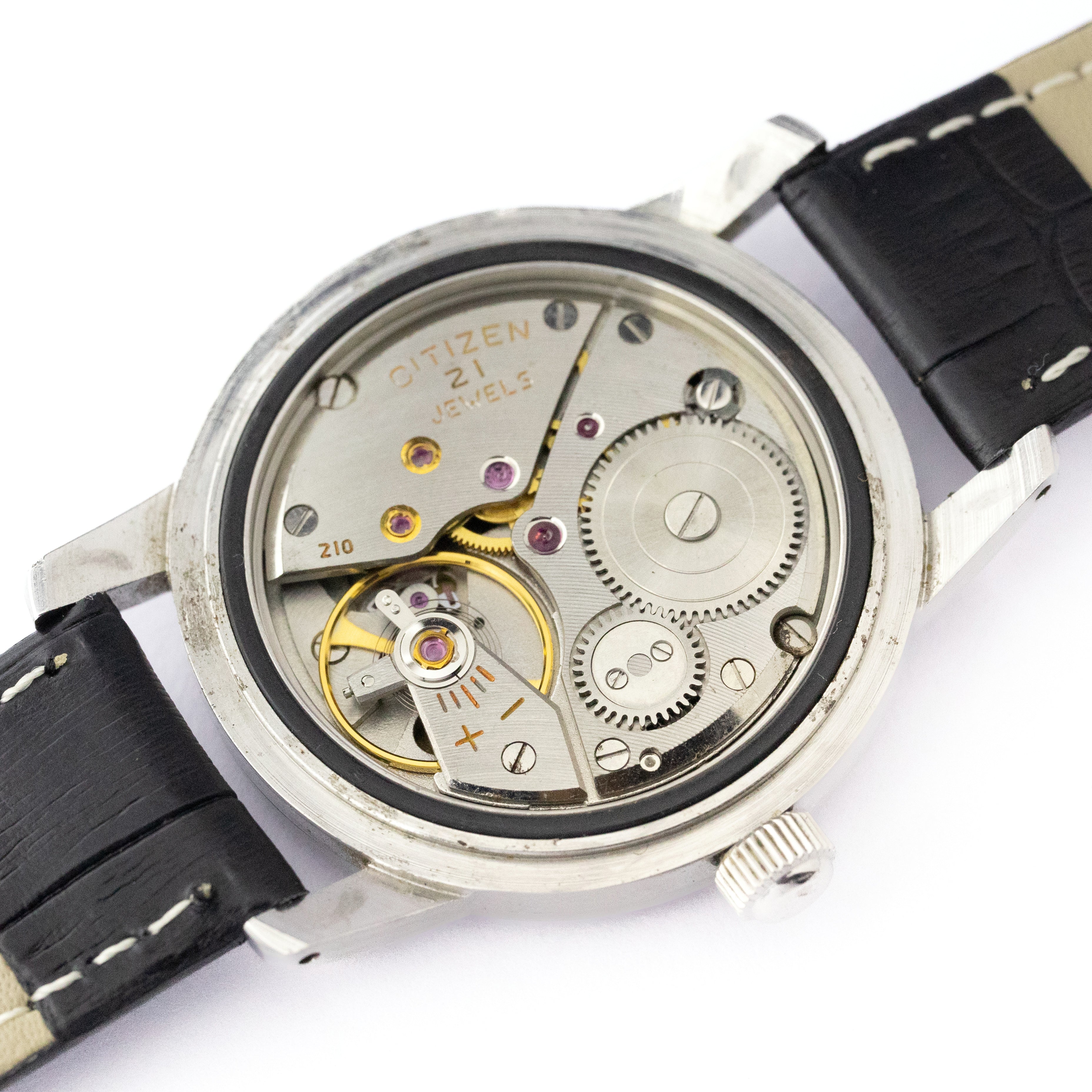 シチズン エース 1962年製 パラウォーター 手巻き オリジナルブラックダイヤル