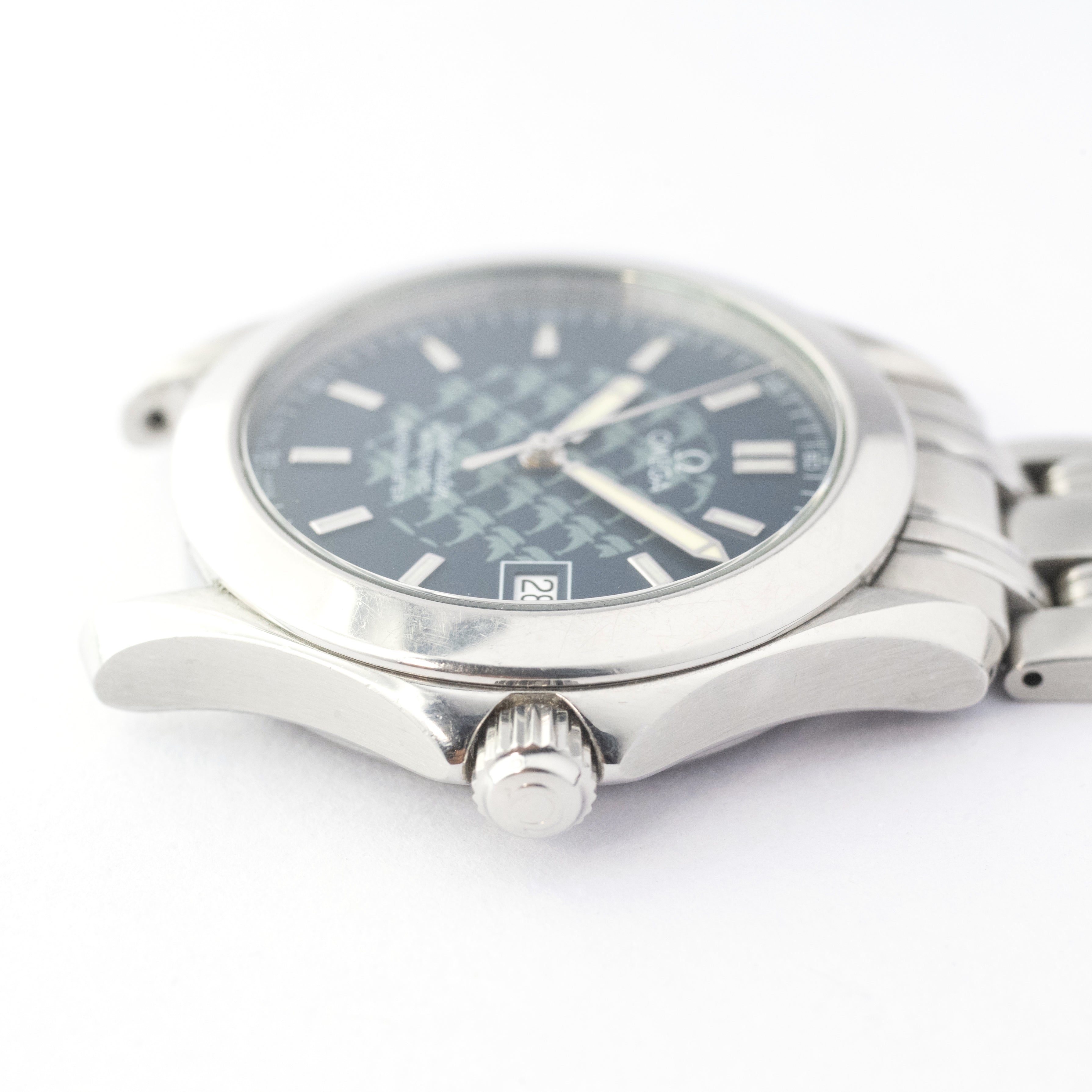 オメガ シーマスター 2002年製 ジャックマイヨール 限定モデル 箱、ギャラ付き