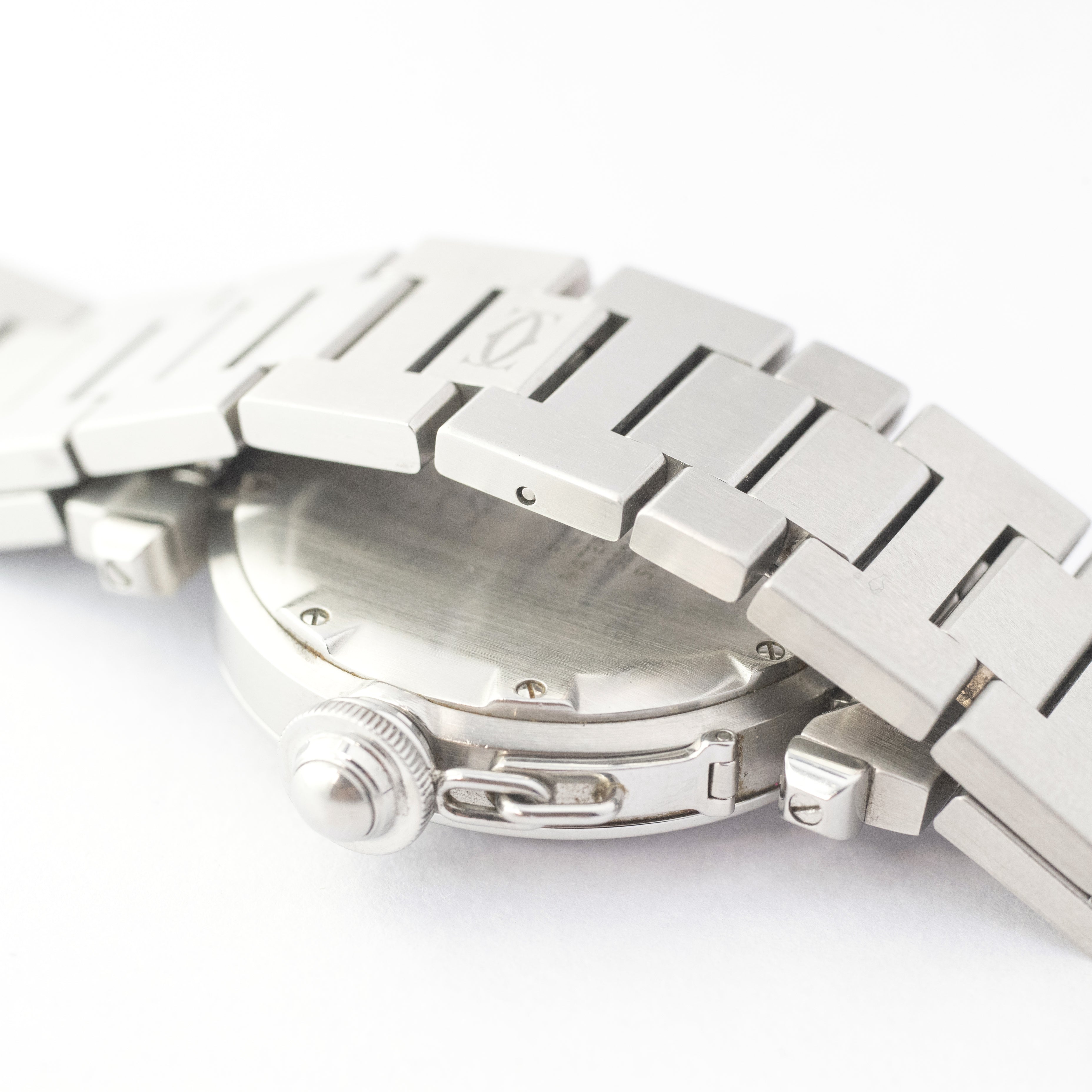 カルティエ パシャC ホワイトダイヤル トリチウム夜光 1990年代製