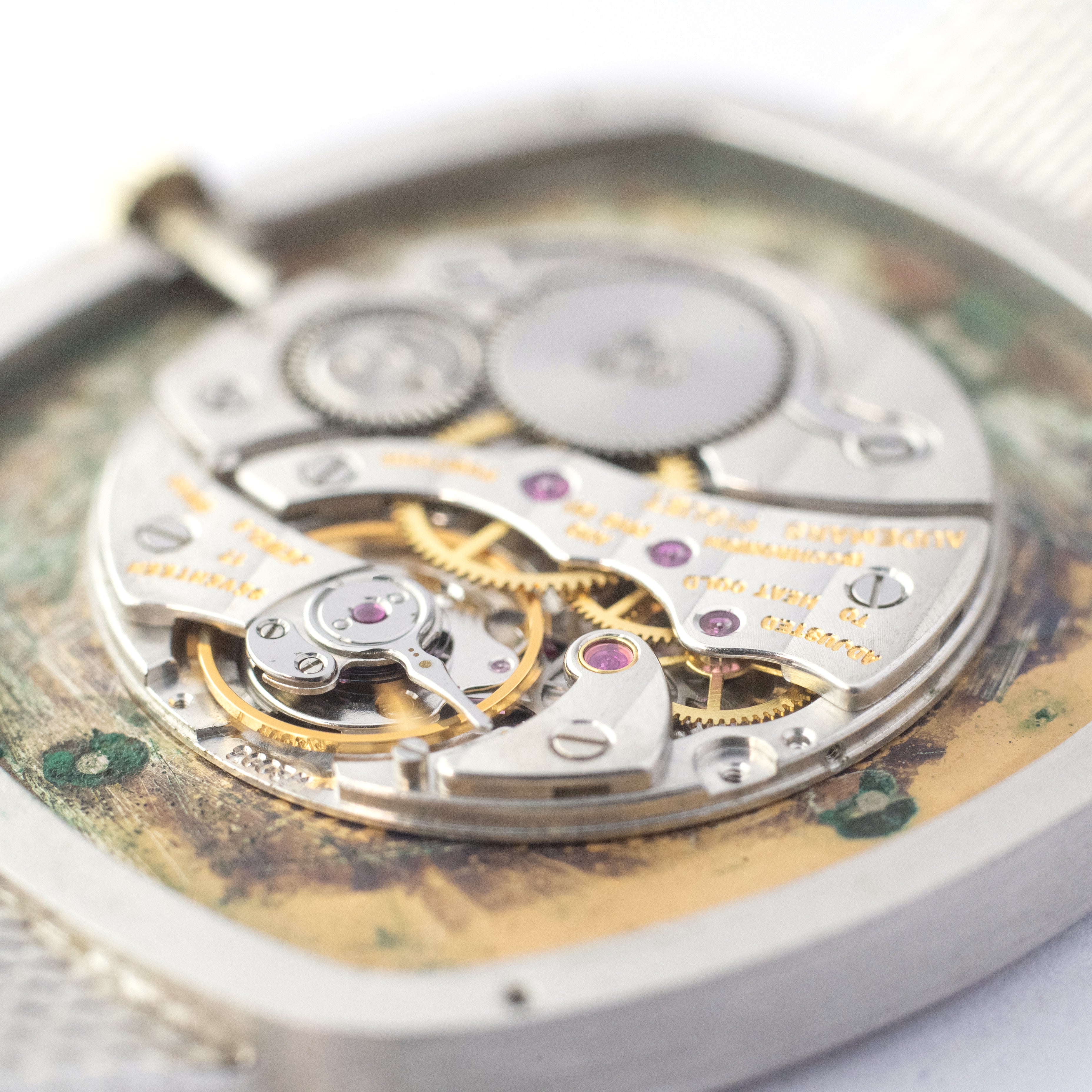 オーデマ・ピゲ 18金ホワイトゴールド ダイヤ針 1980年代製 手巻き