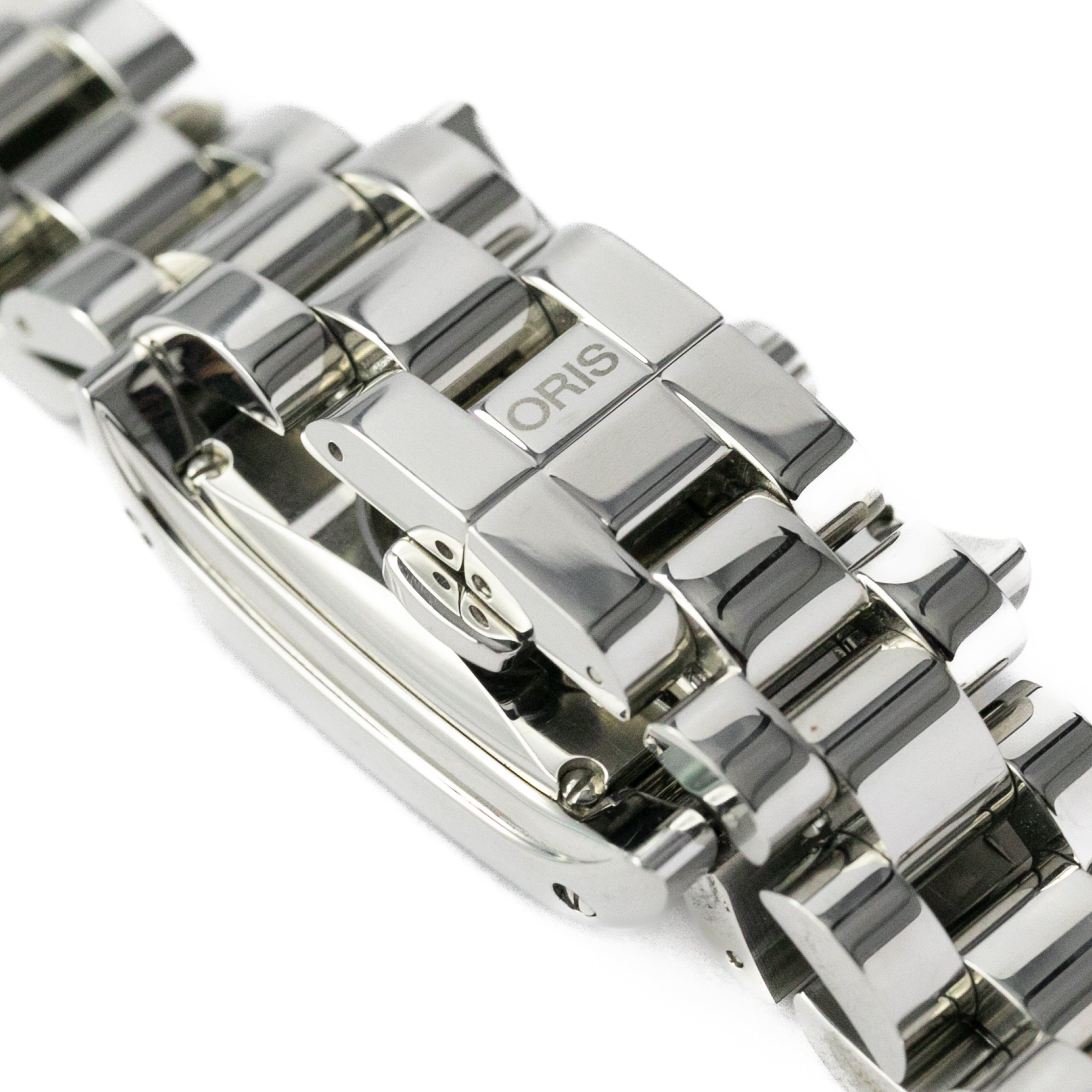 オリス レクタンギュラー ギョーシェダイヤル オート 裏スケルトン 純正ステンレスブレス 2000年代