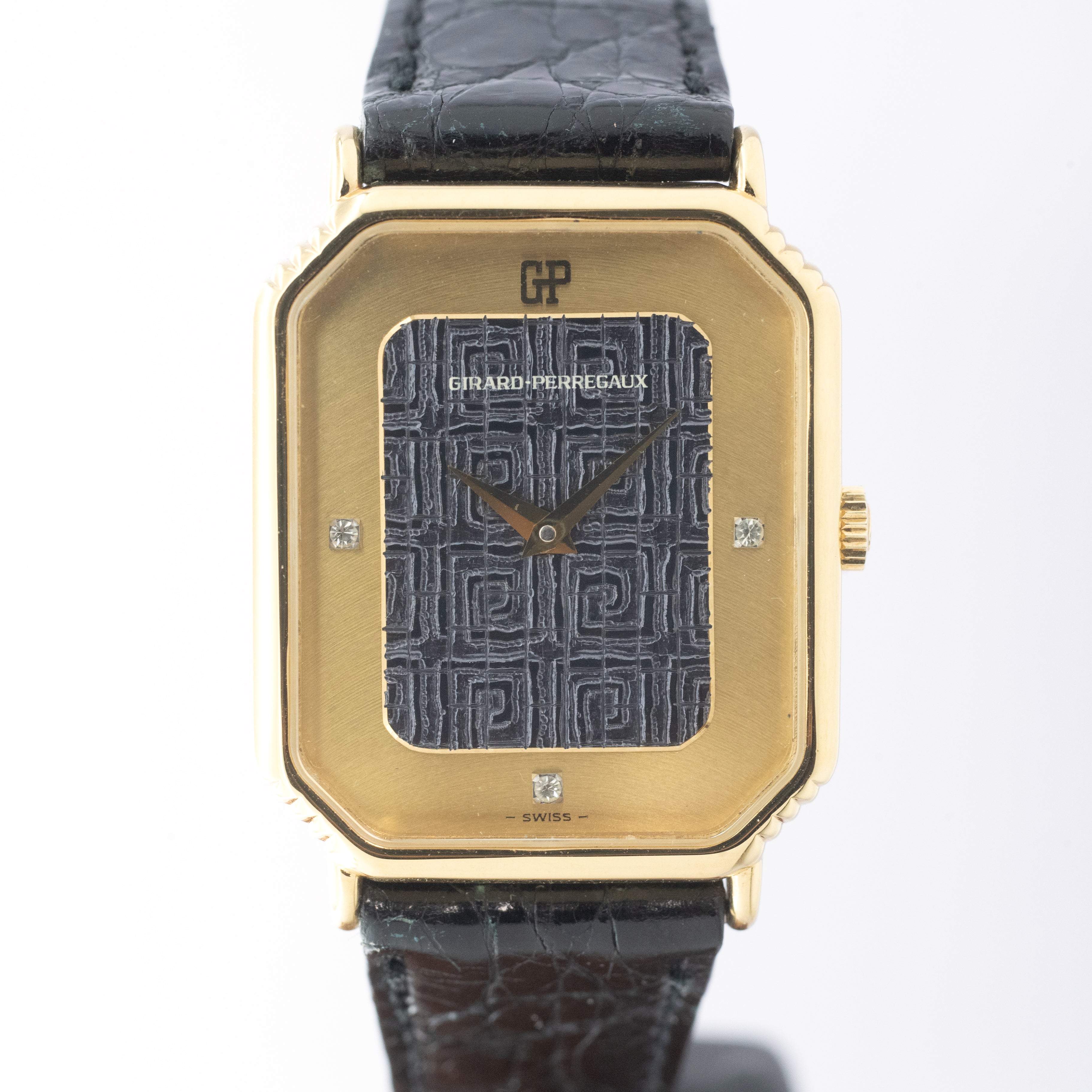 ジラールペルゴ オクタゴン 手巻き 金張りケース 1970年代