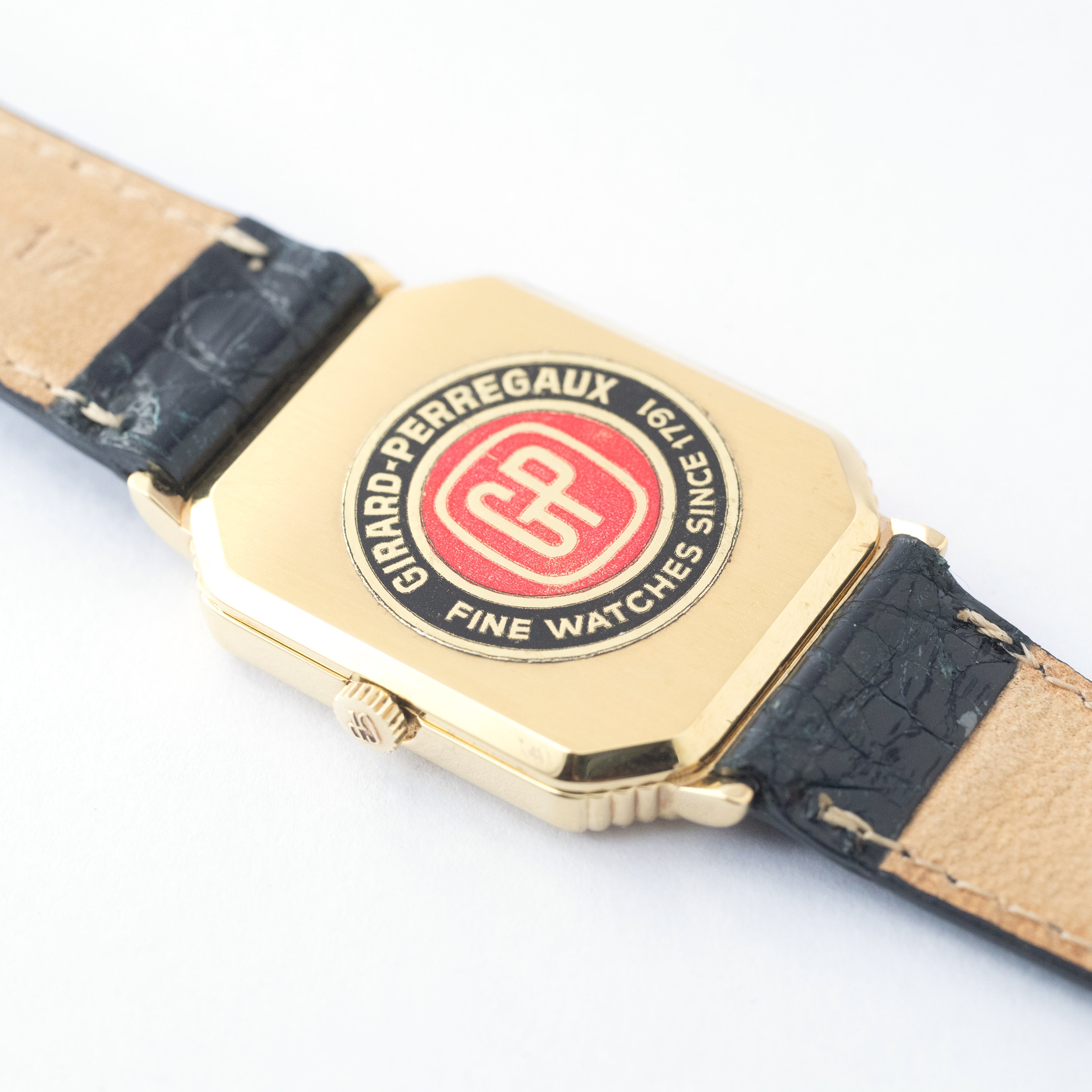 ジラールペルゴ オクタゴン 手巻き 金張りケース 1970年代