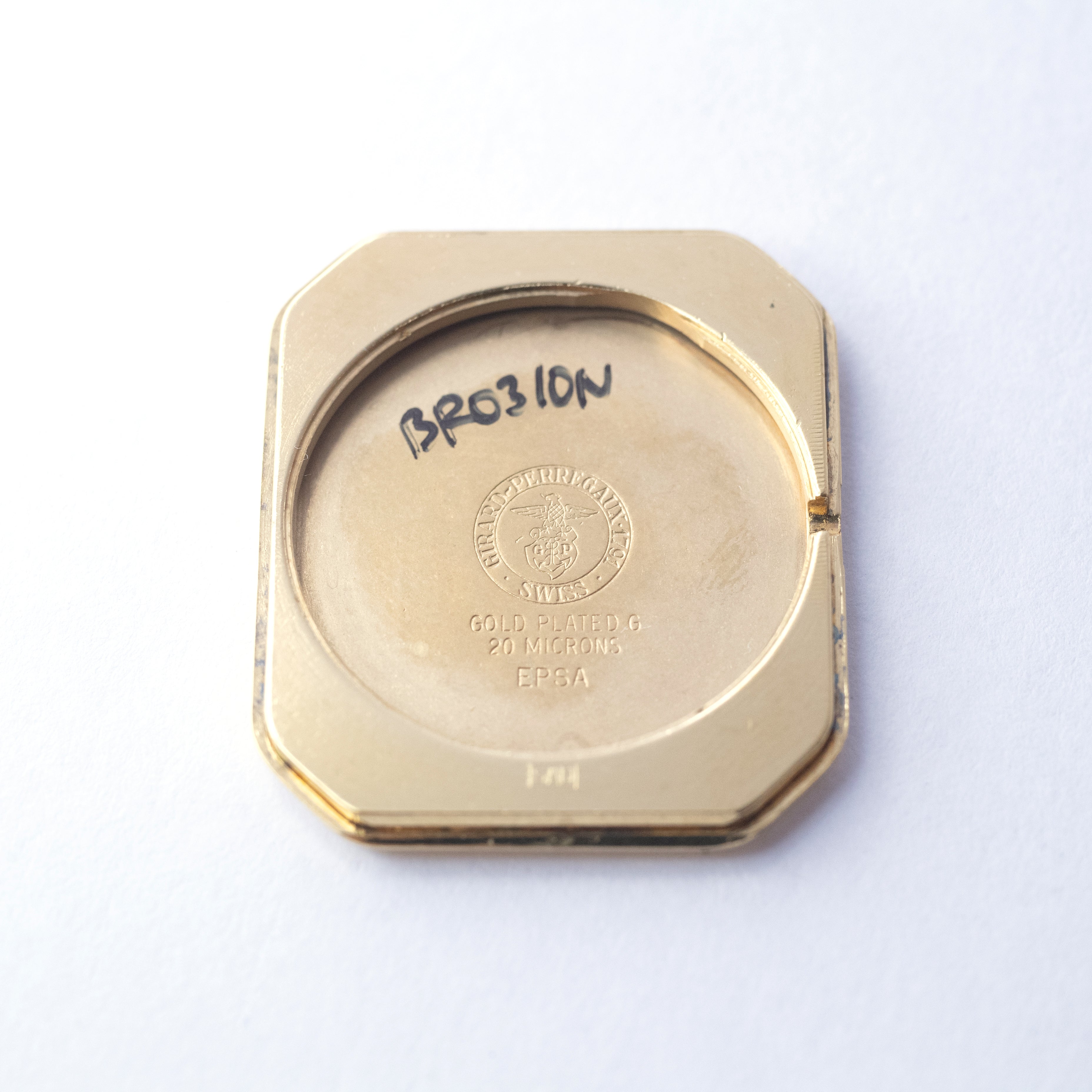 ジラールペルゴ オクタゴン 手巻き 金張りケース 1970年代