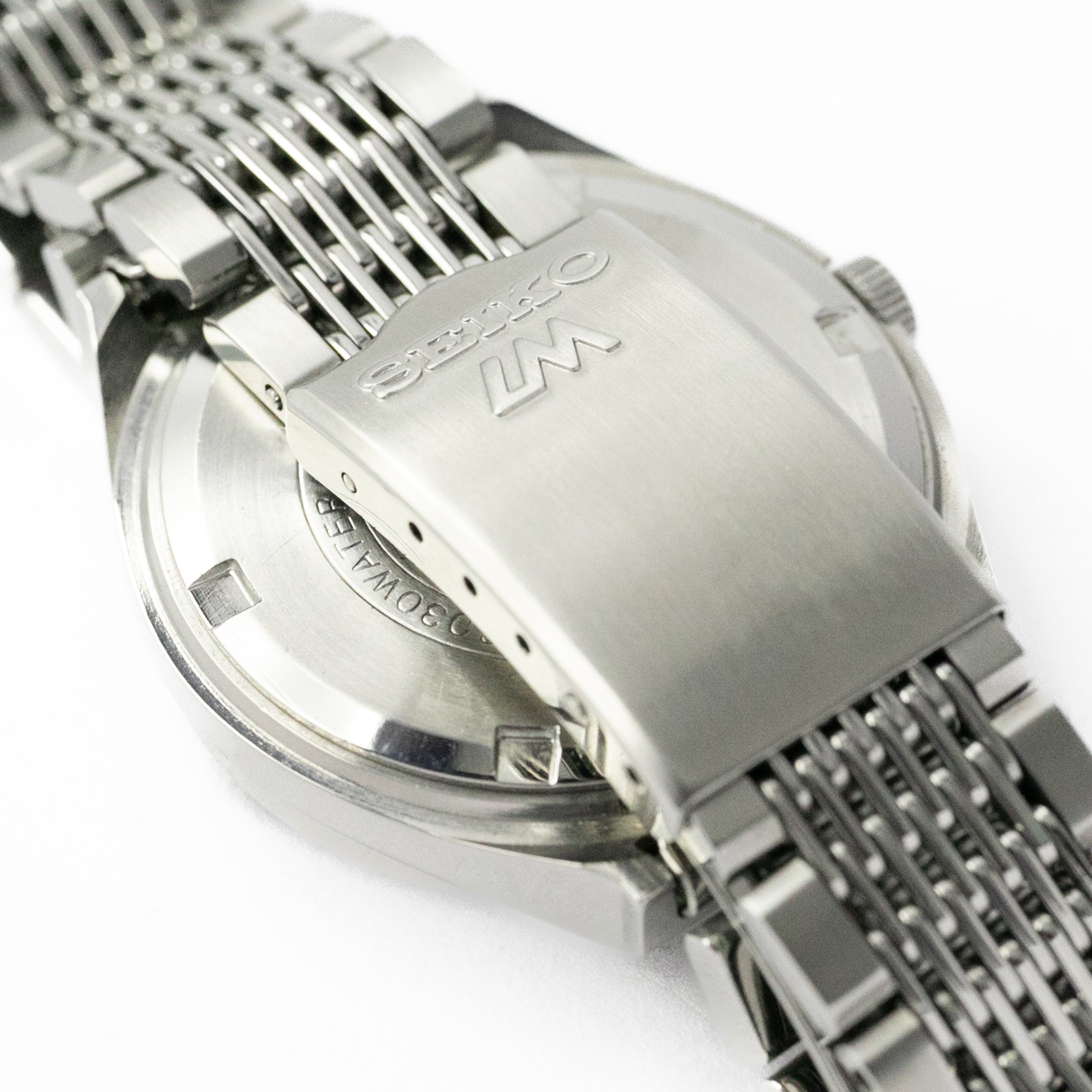 セイコー LM スペシャル 1974年製 カットガラス オートマチック リネンブルーグラデーションダイヤル デイデイト