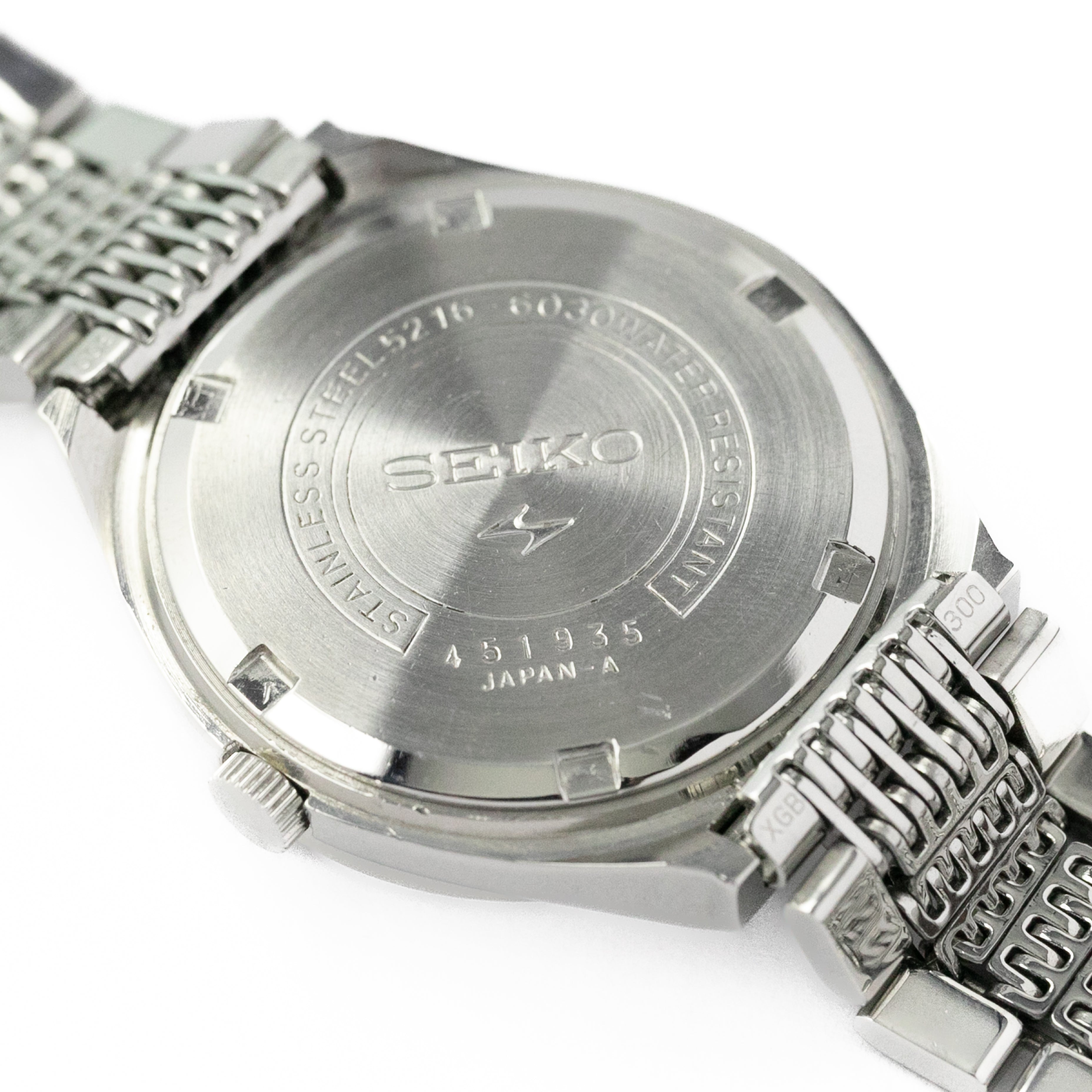 セイコー LM スペシャル 1974年製 カットガラス オートマチック リネンブルーグラデーションダイヤル デイデイト