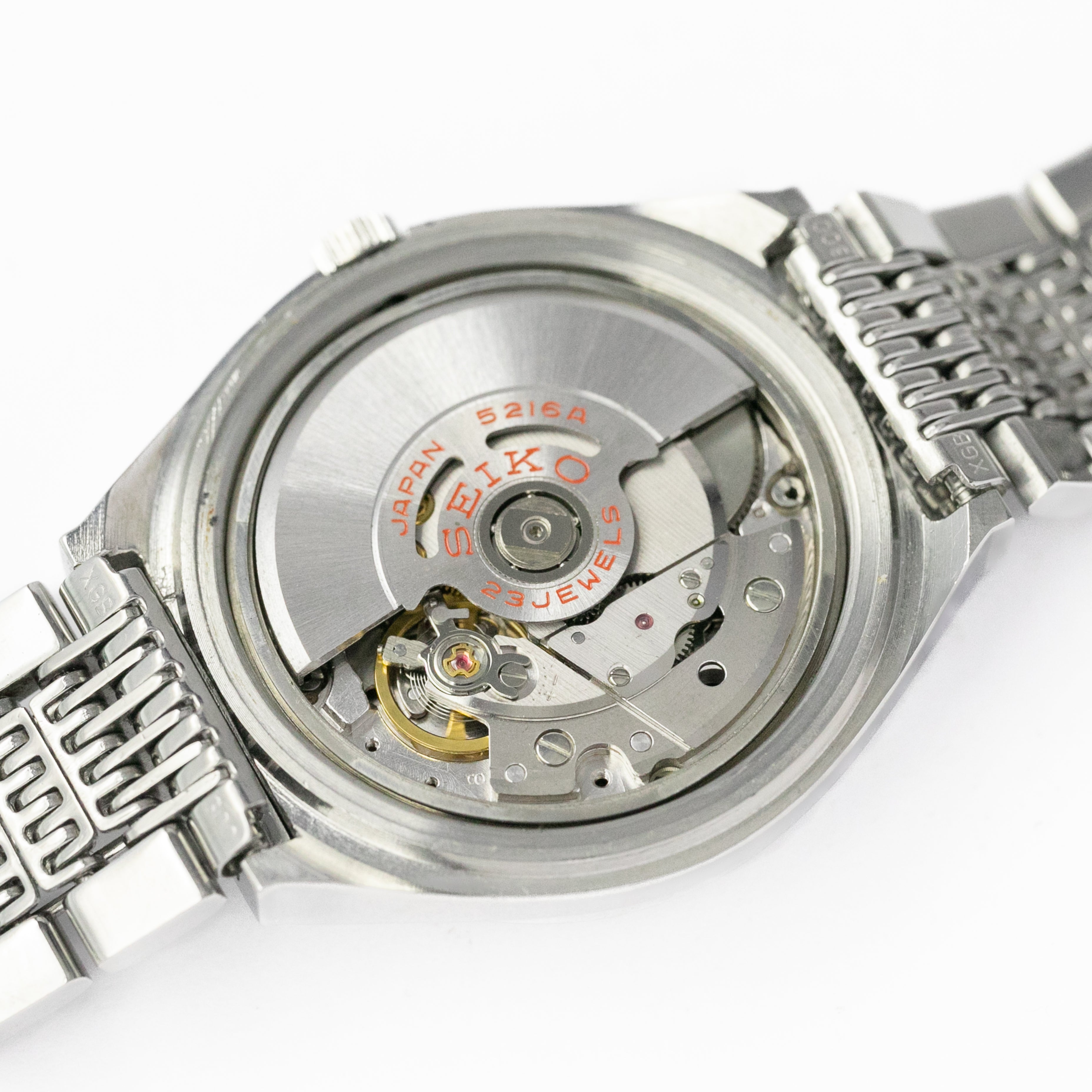 セイコー LM スペシャル 1974年製 カットガラス オートマチック リネンブルーグラデーションダイヤル デイデイト