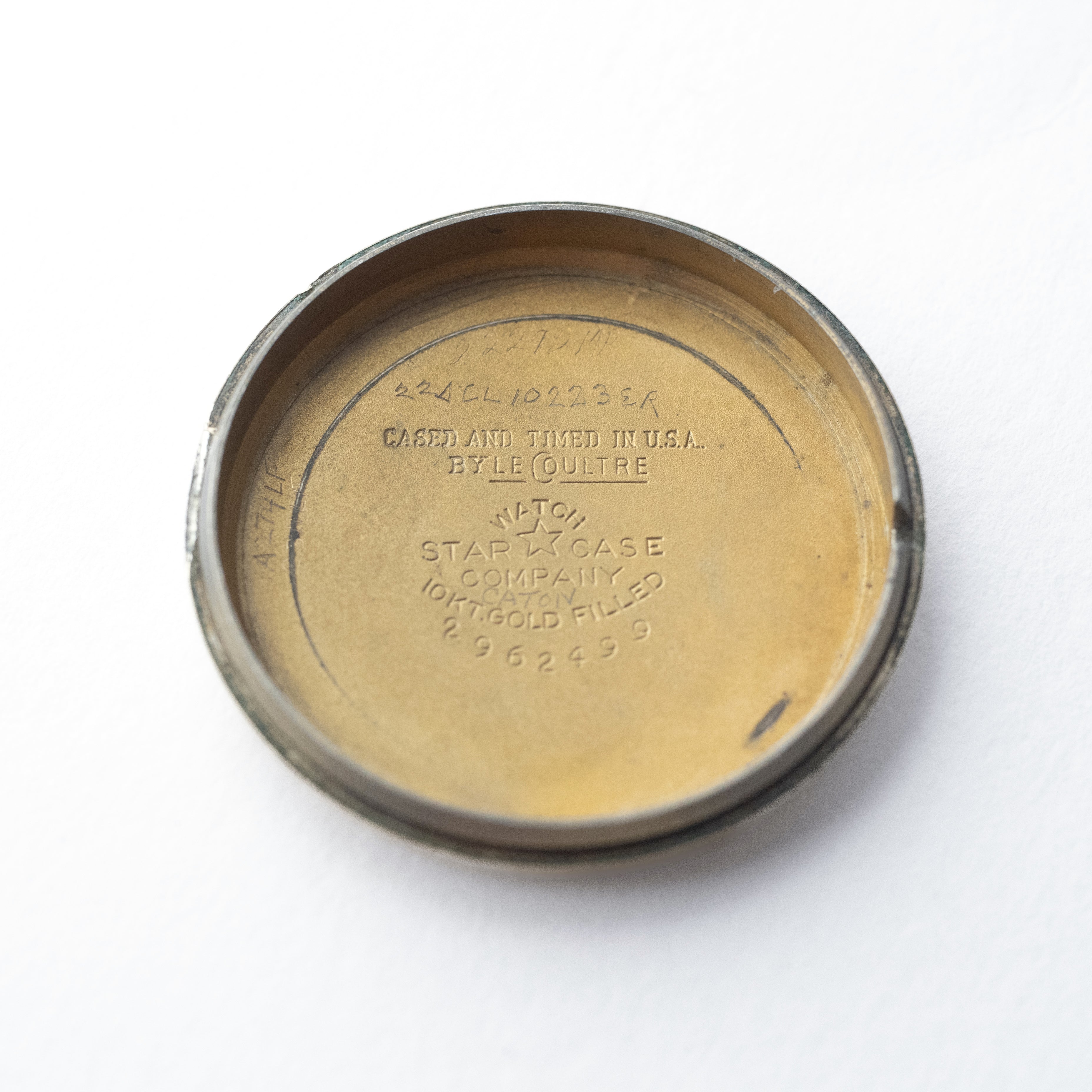 ルクルト バンパー式オートマチック 飛びアラビアダイヤル 10KGFユニークケース