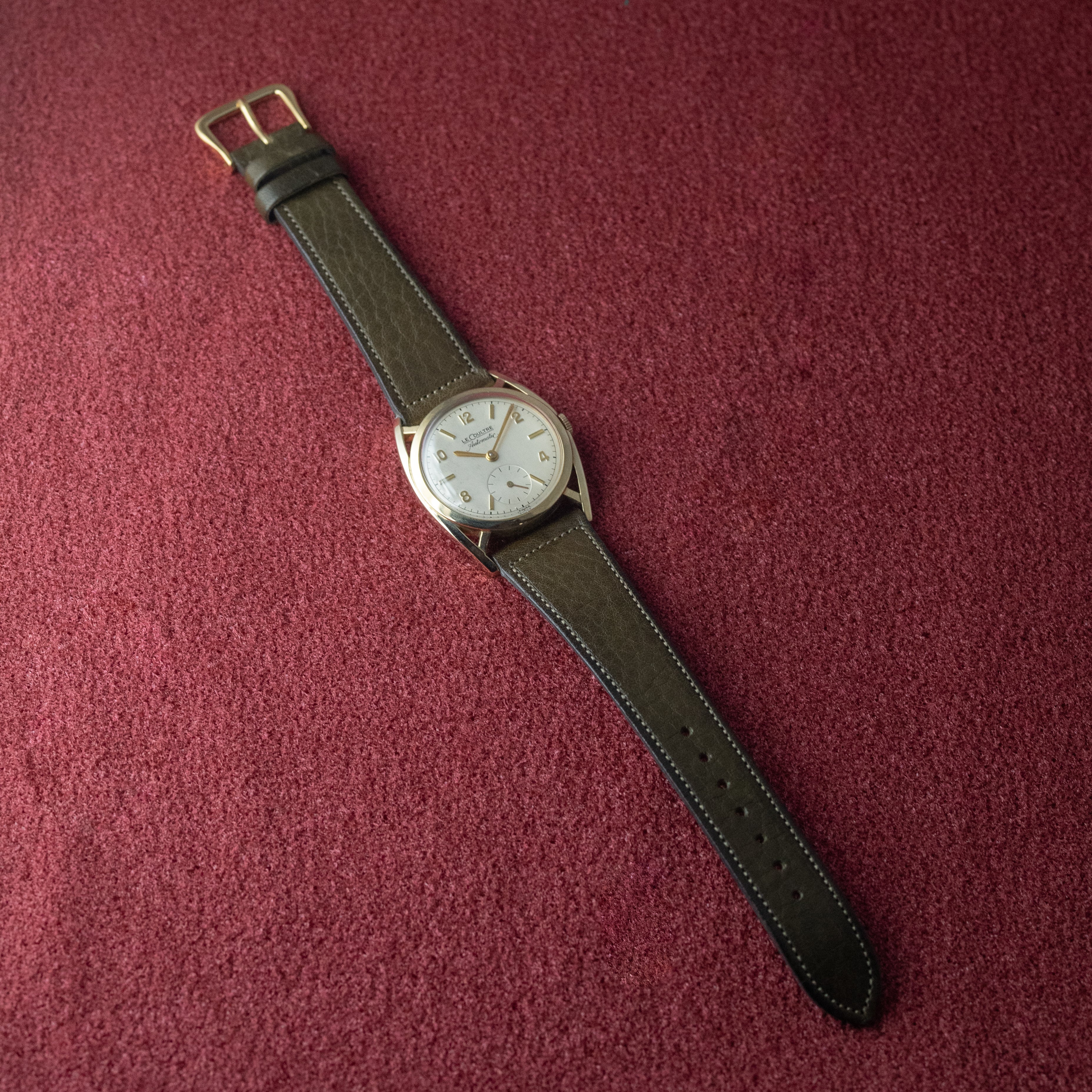 ルクルト バンパー式オートマチック 飛びアラビアダイヤル 10KGFユニークケース