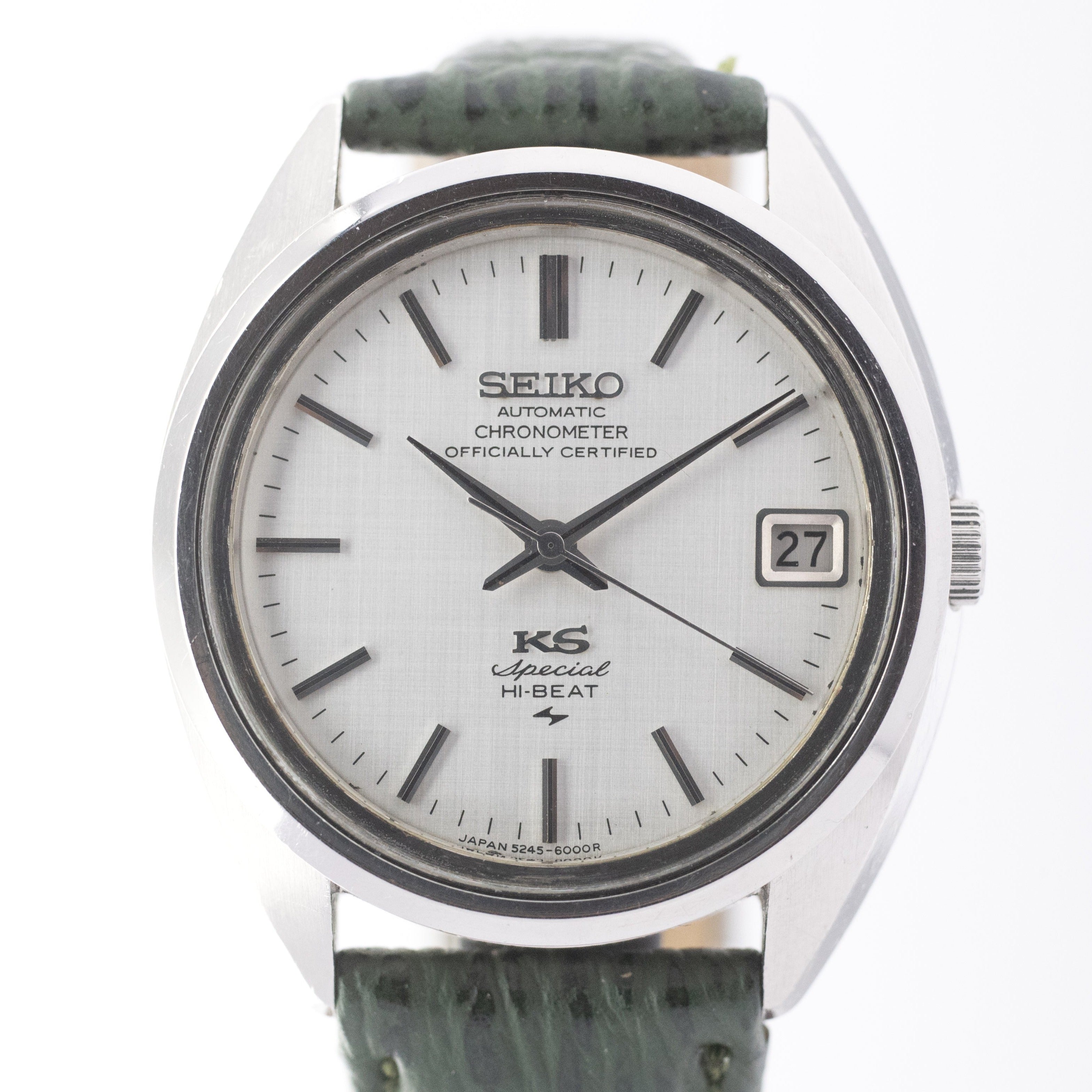 キングセイコー スペシャル 1972年製 クロノメーター ハイビート リネンダイヤル Ref.5245-6000