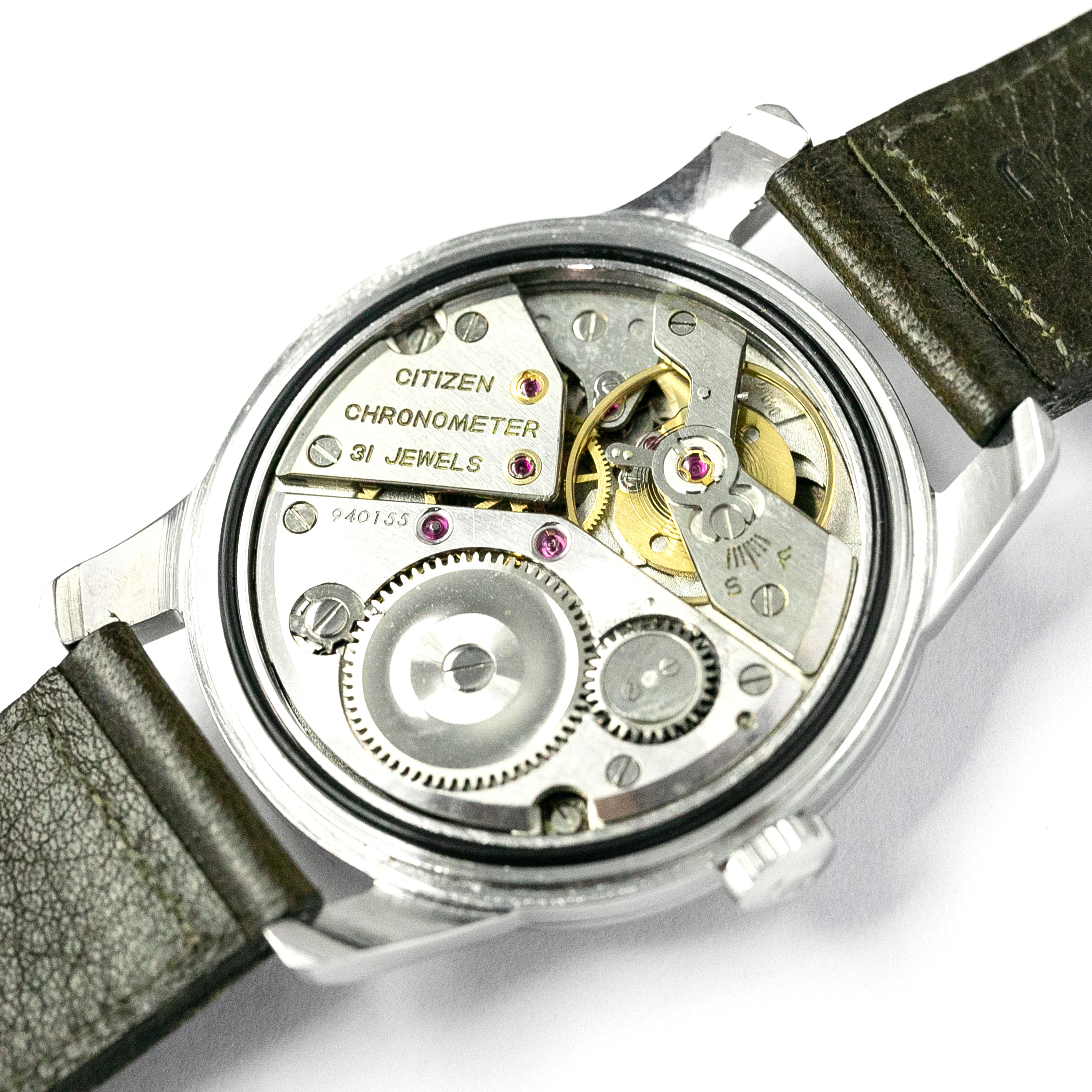 シチズン クロノメーター 1965年製 ステンレスケース 手巻き