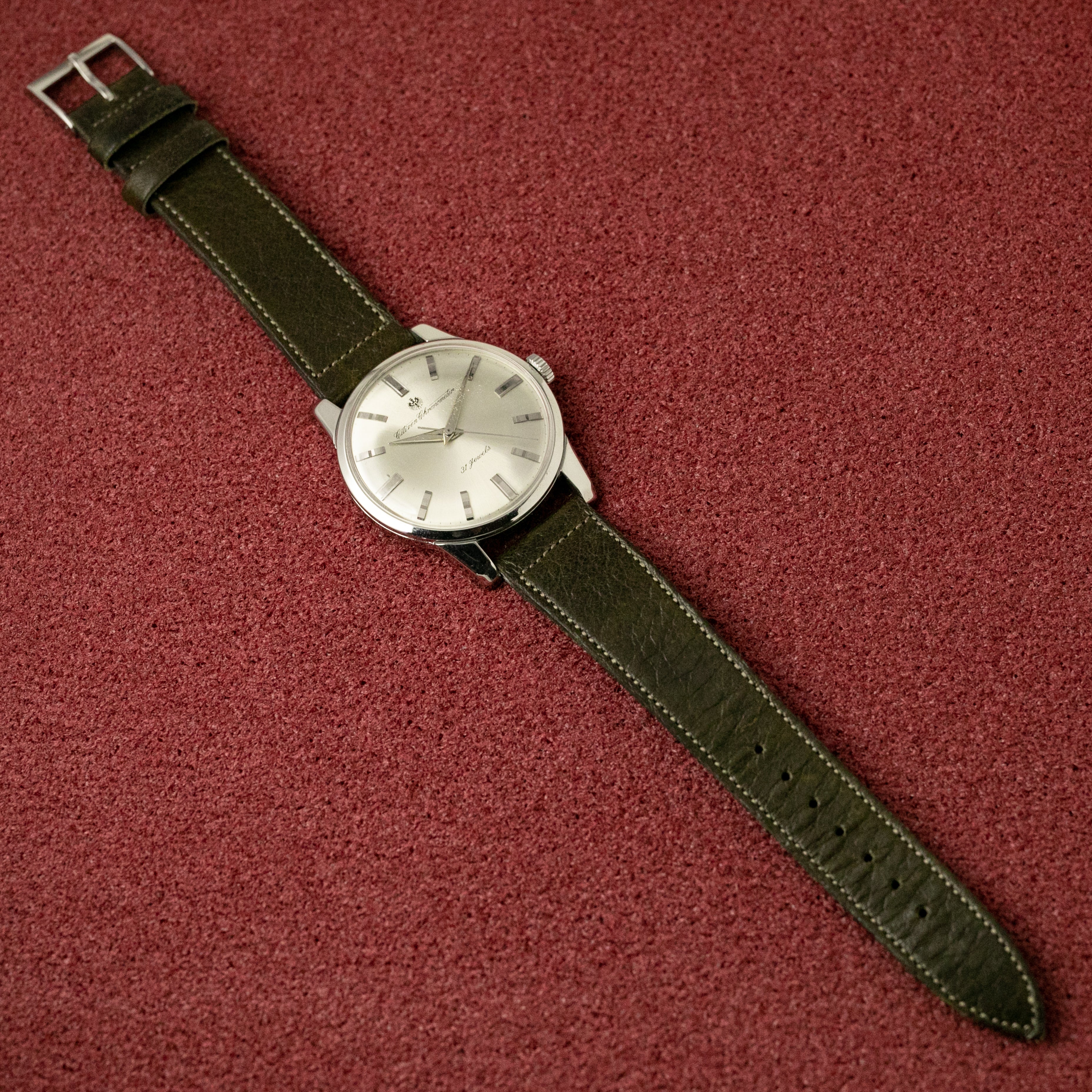 シチズン クロノメーター 1965年製 ステンレスケース 手巻き