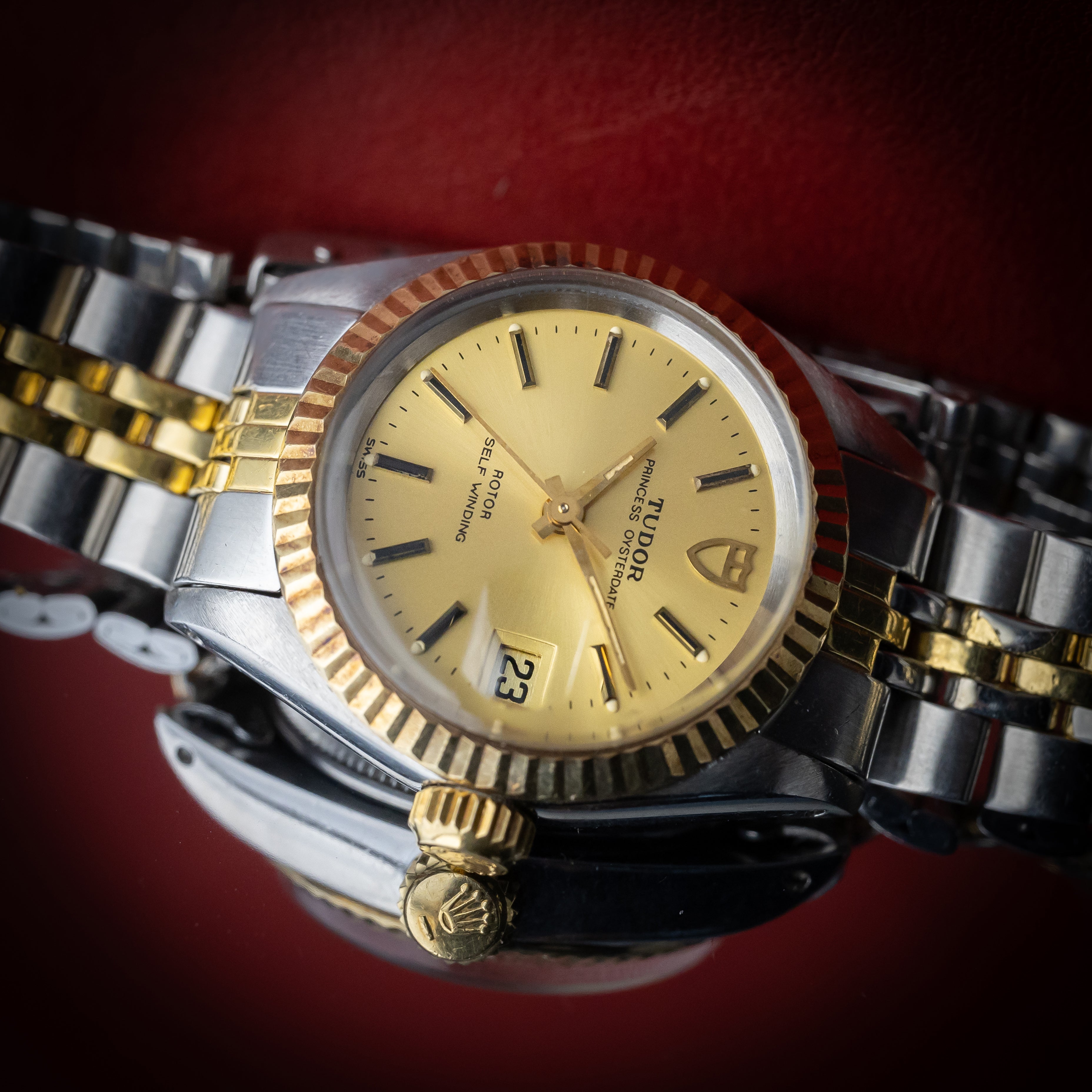 チューダー プリンセスデイト レディース 1985年製 コンビ