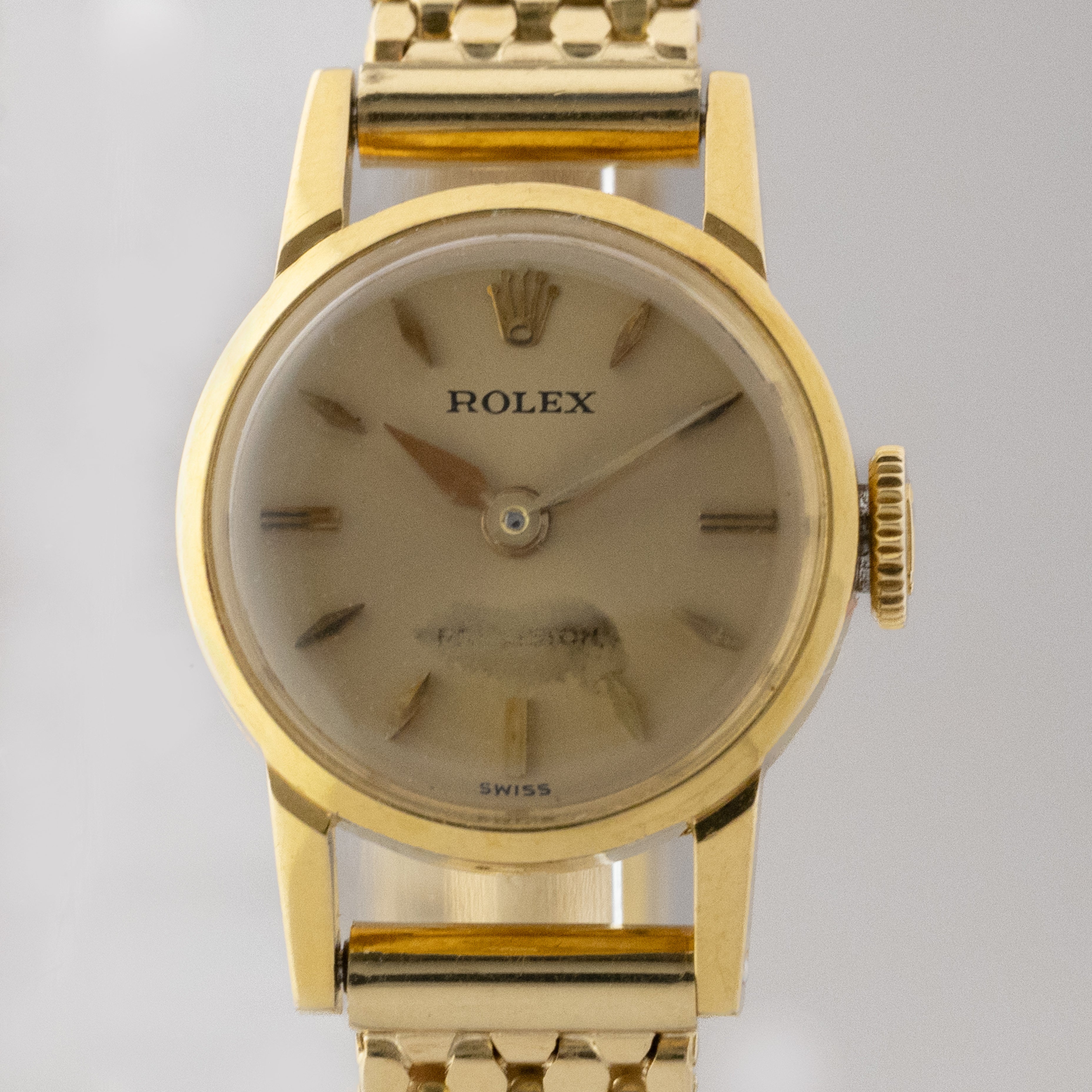ロレックス レディース 18KYG ブレス付き 1950年代製