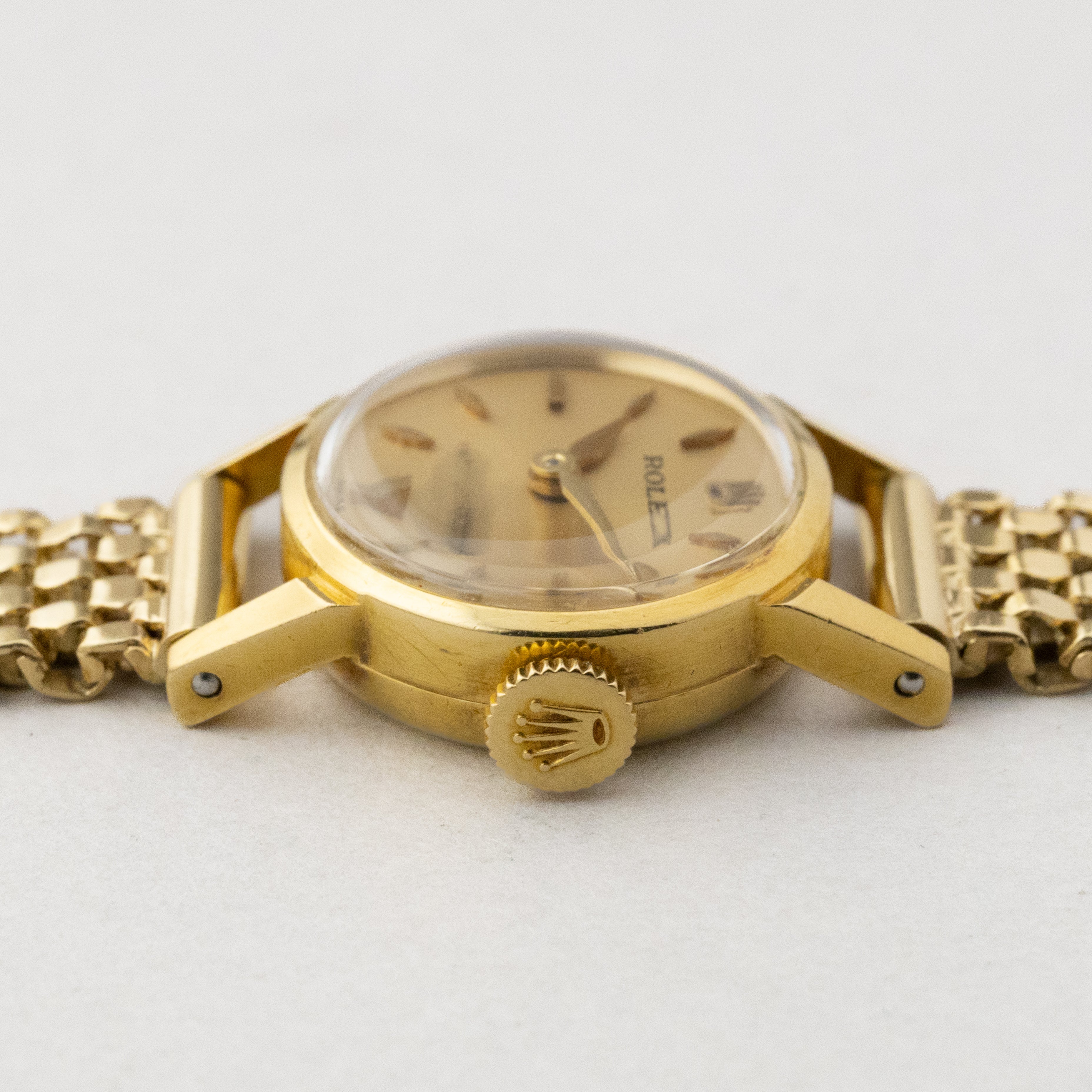 ロレックス レディース 18KYG ブレス付き 1950年代製