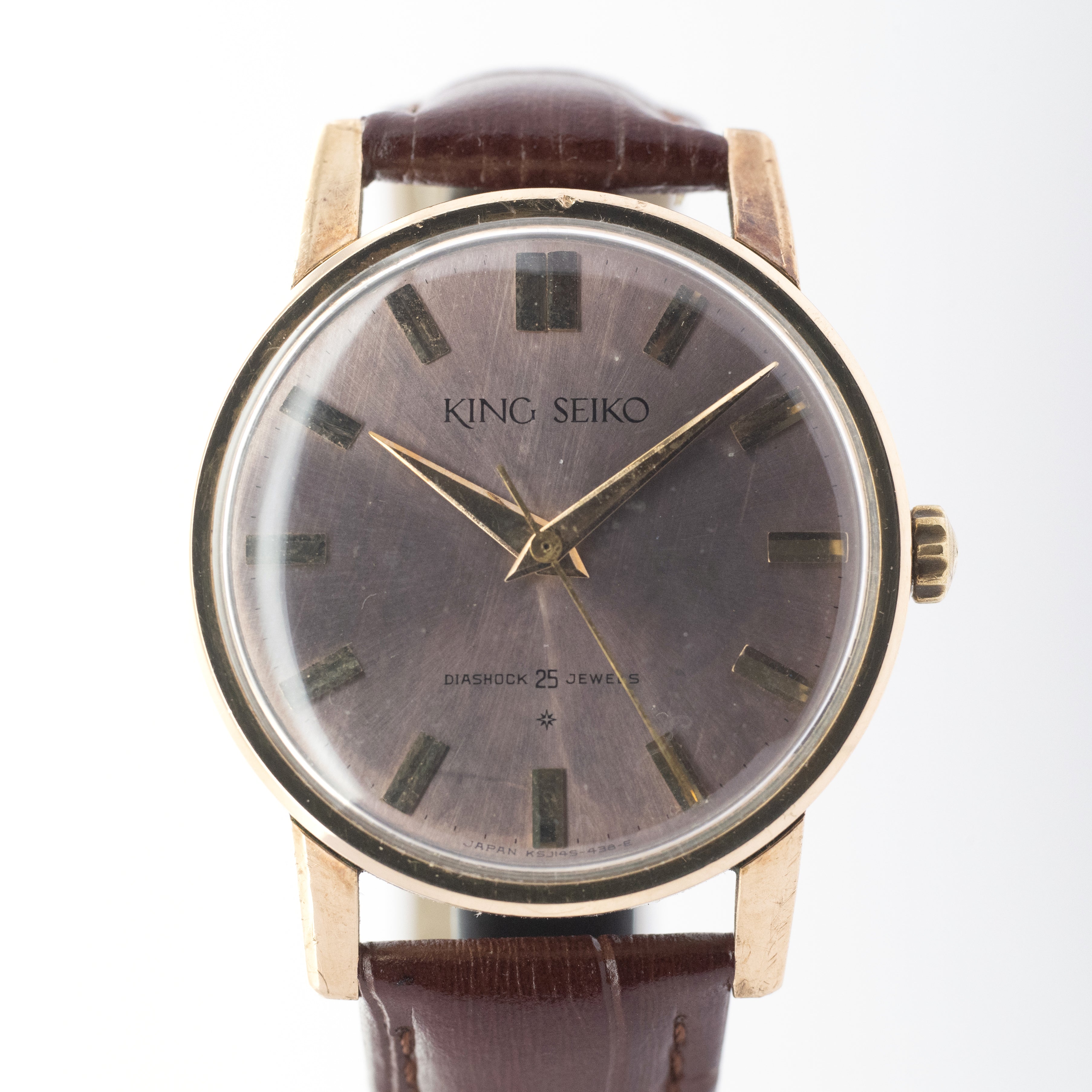 キングセイコー ファーストモデル 1961年製 パープルダイヤル SD文字盤 Ref.J14102E