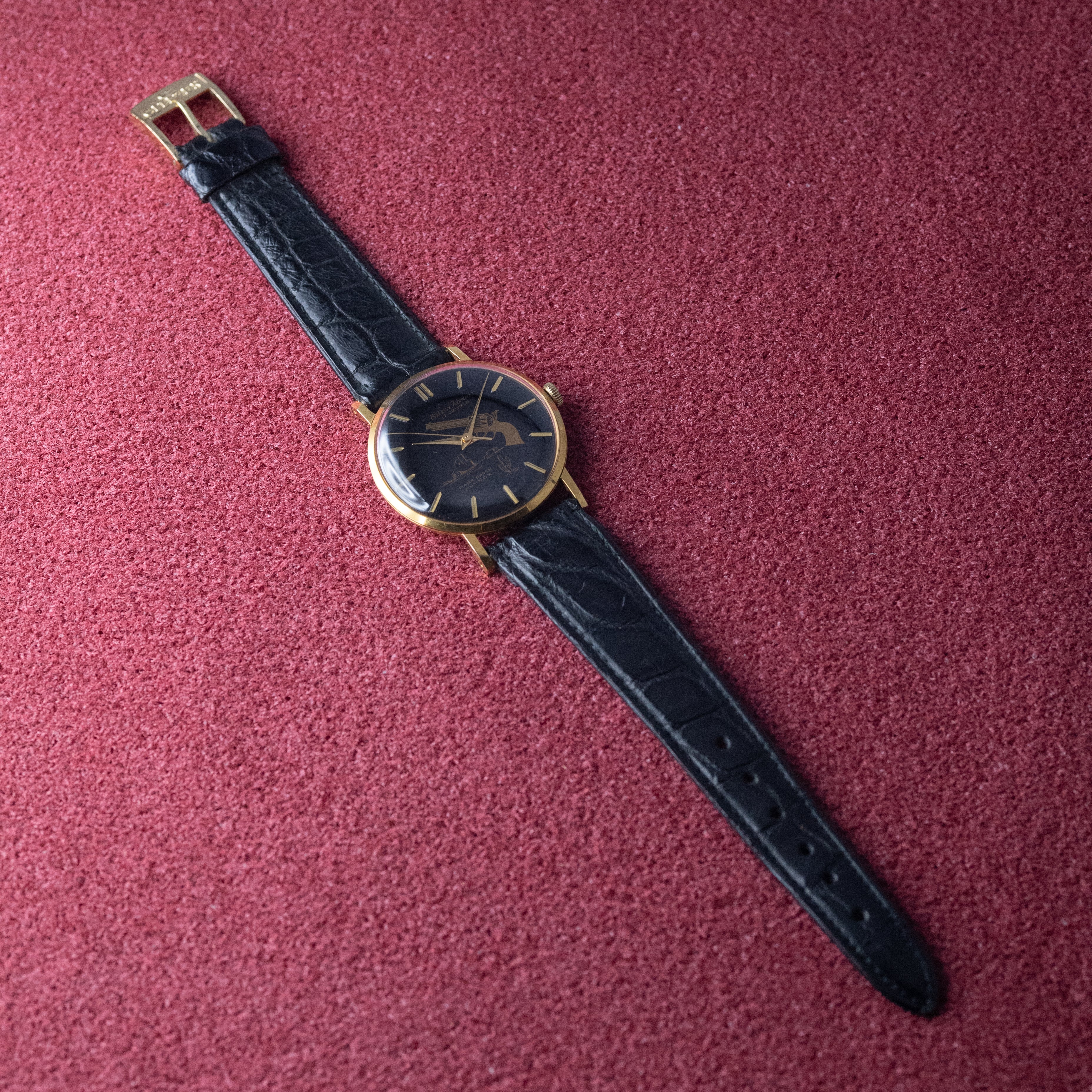 シチズン 1962年製 ホーマー パンジー ブラックダイヤル ピストル