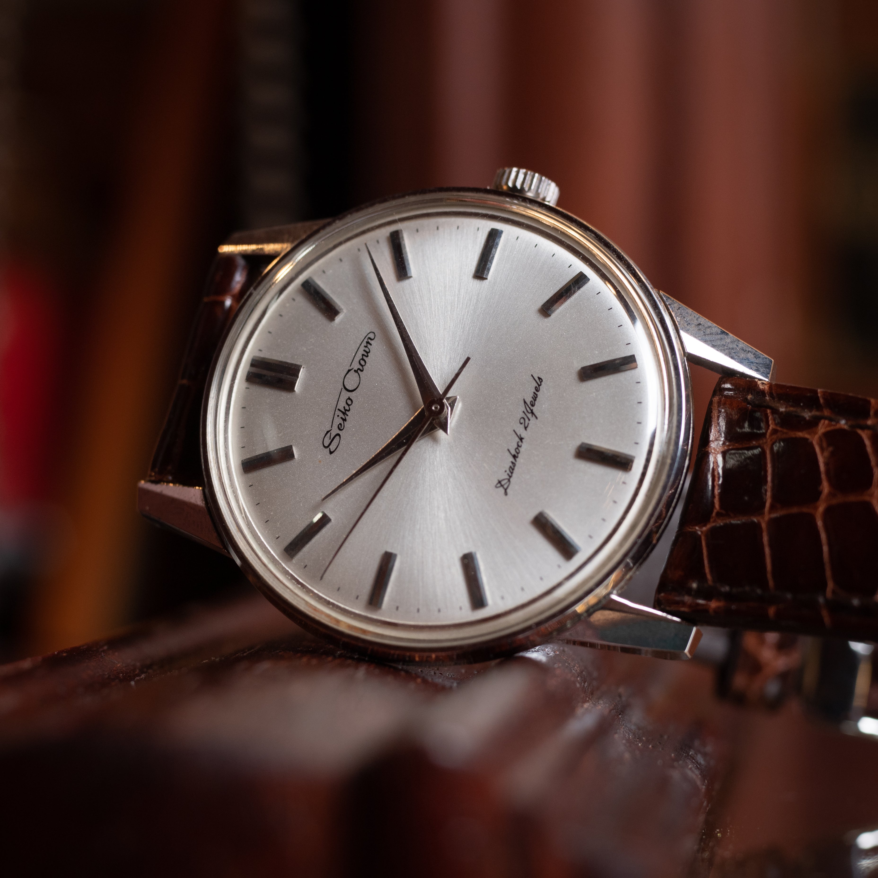 セイコー クラウン 技能検定用金メッキムーブ1965年製