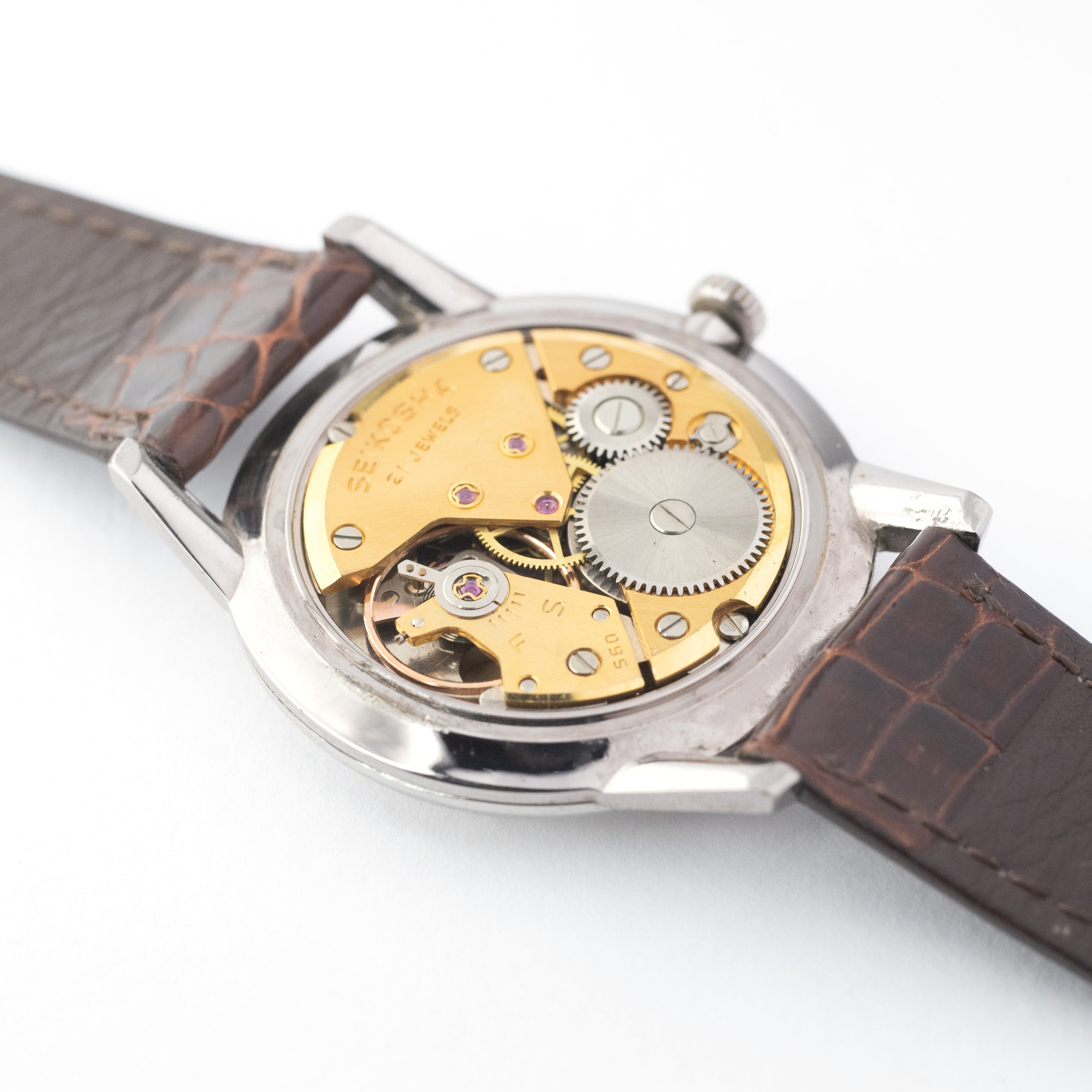 セイコー クラウン 技能検定用金メッキムーブ1965年製