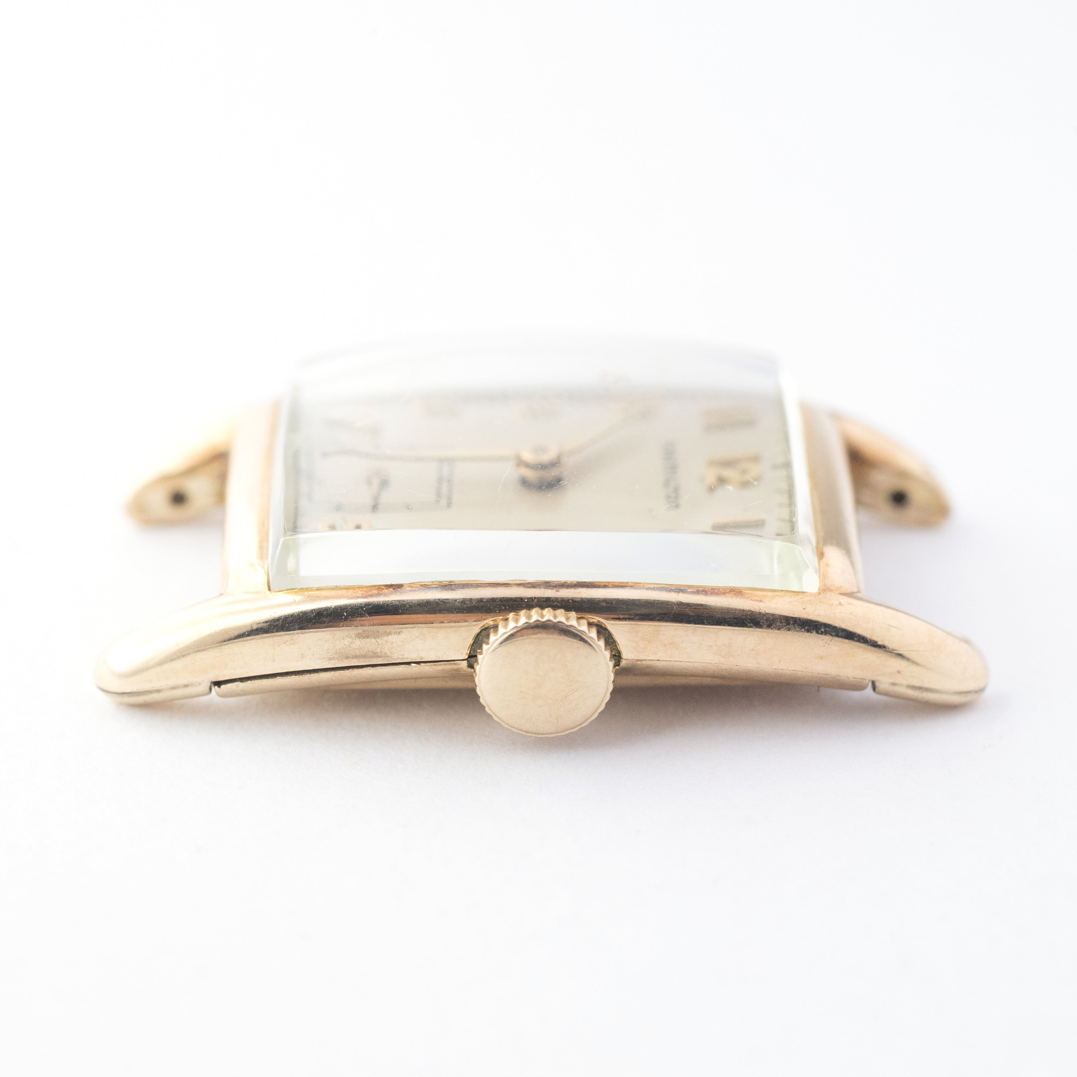 ハミルトン 角金 10KGF トノー型 手巻き 1940年代