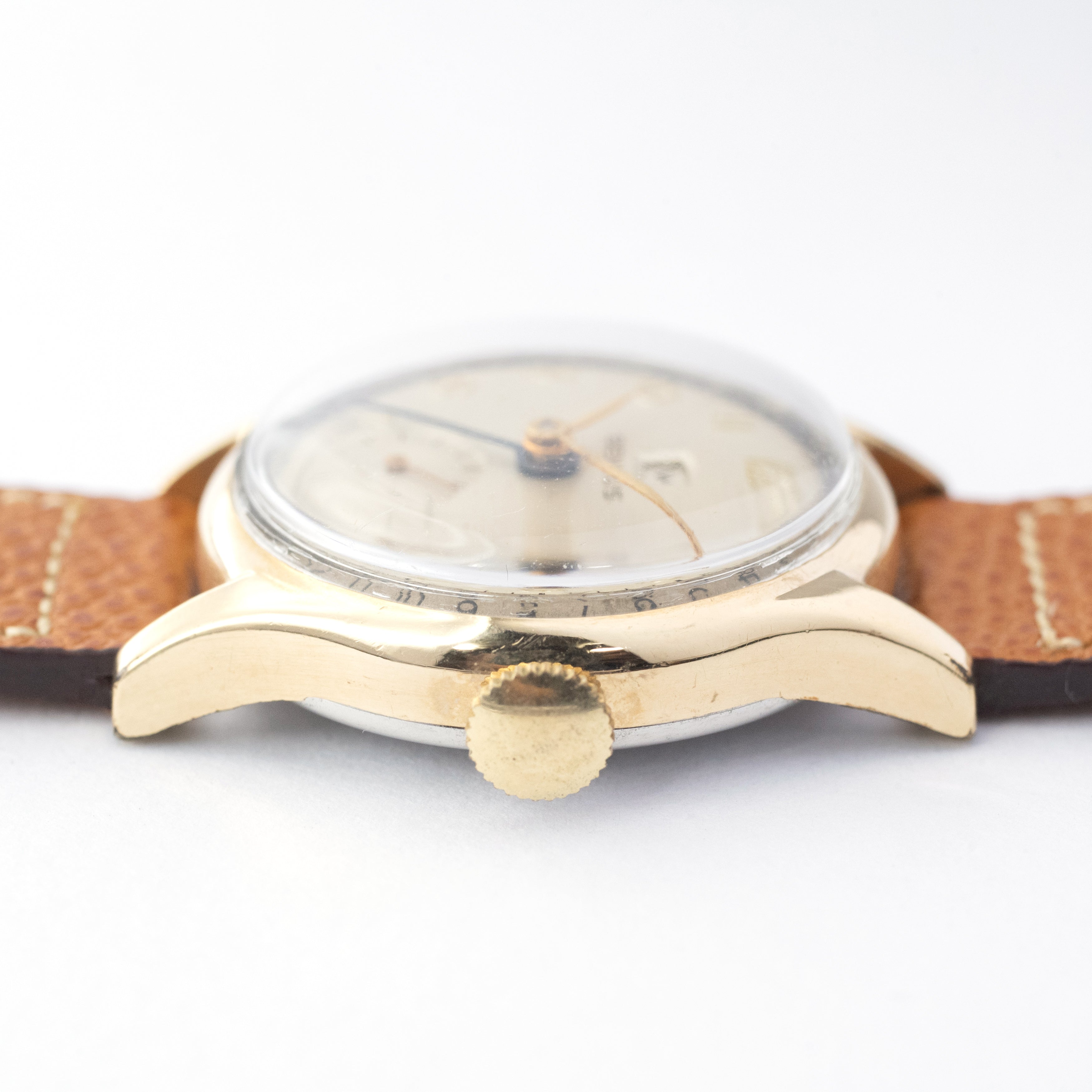 ベンラス カレンダーウォッチ 1950年代製 デイデイト ポインターデイト 金張り