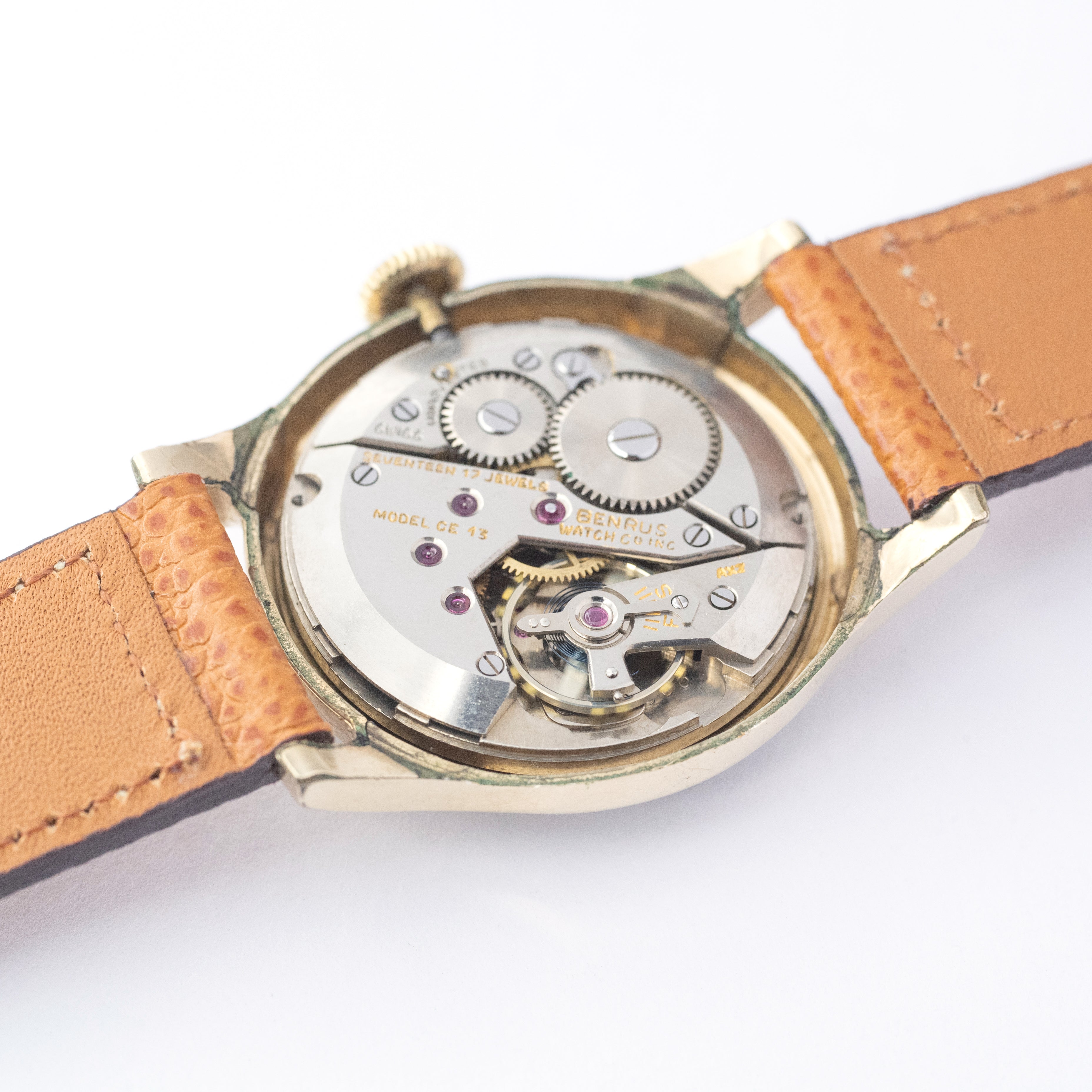 ベンラス カレンダーウォッチ 1950年代製 デイデイト ポインターデイト 金張り