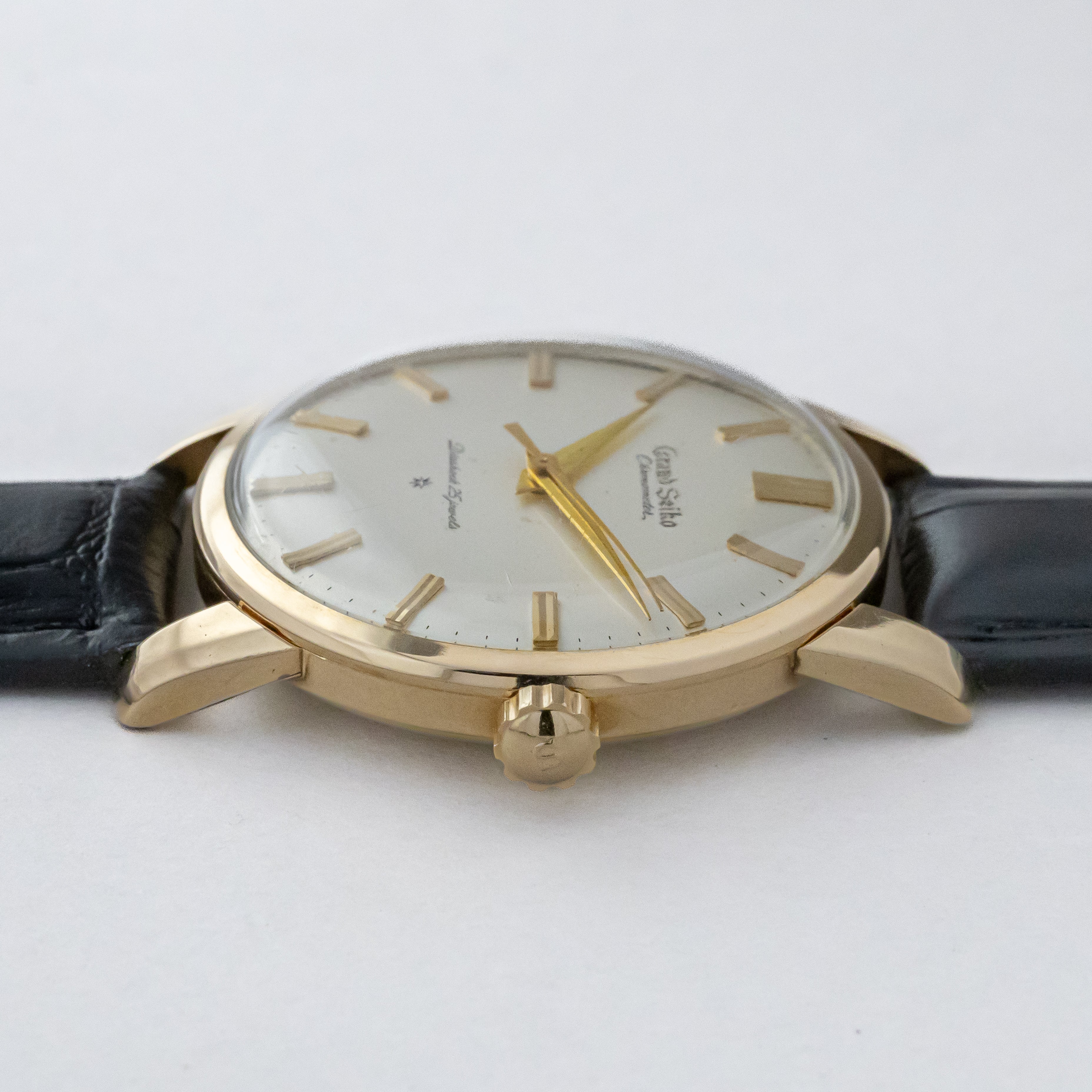 グランドセイコー ファースト初期 1960年製/昭和35年製 彫り文字盤 Ref.J14070 銀文字 山形針