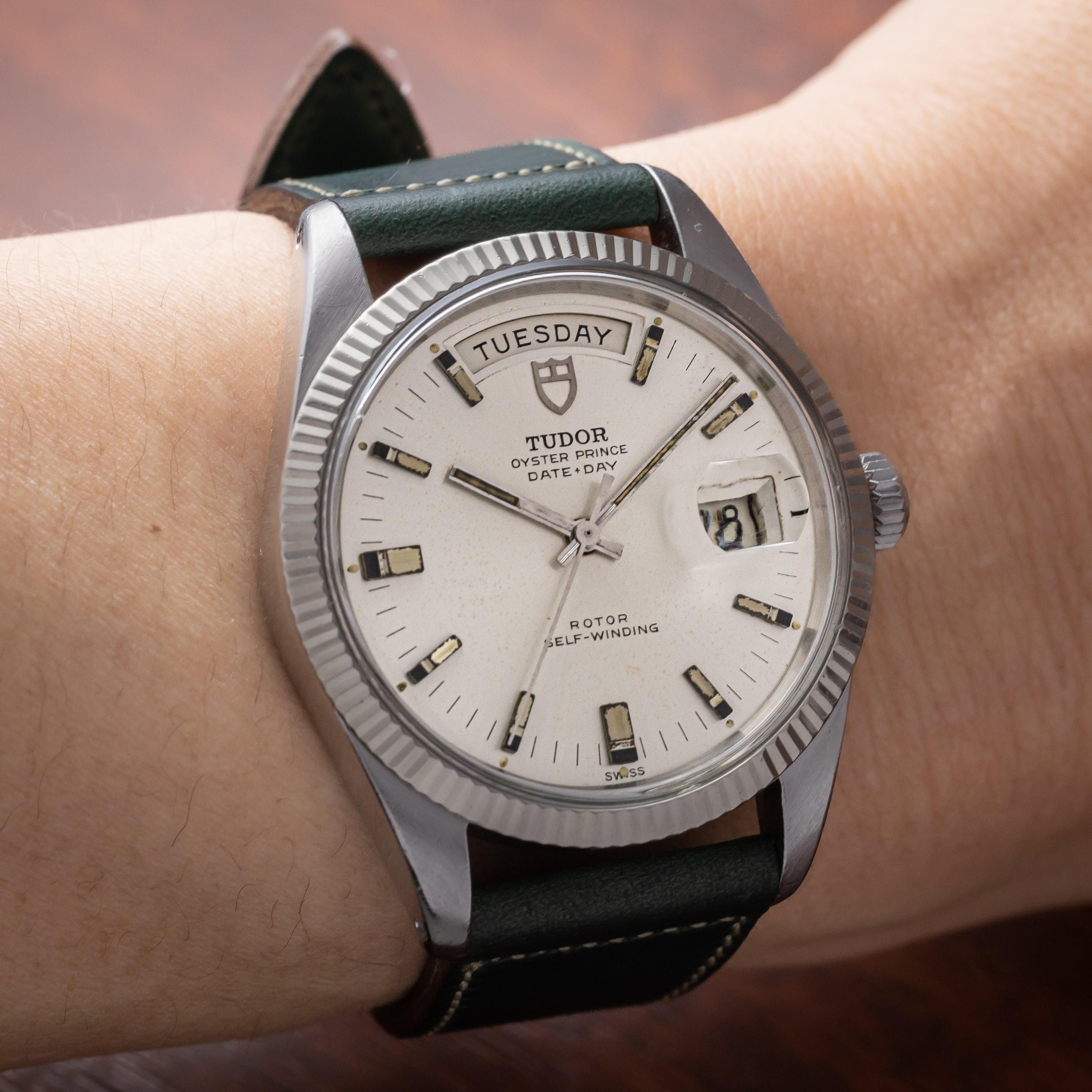 チューダー デイトデイ 1969年製 Ref.7020 シルバーダイヤル