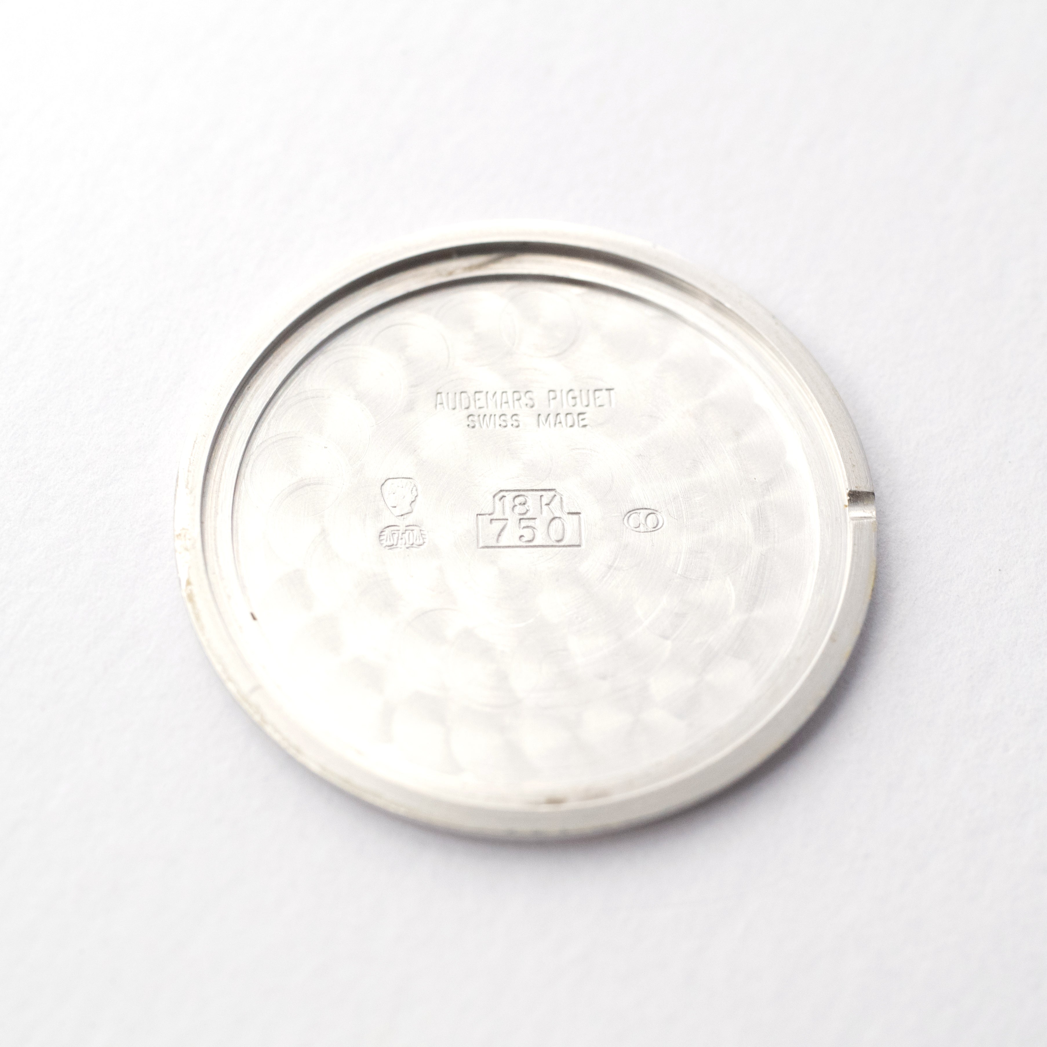 オーデマ・ピゲ ウルトラスリム 18WGラウンドケース 1980~86年製 純正尾錠
