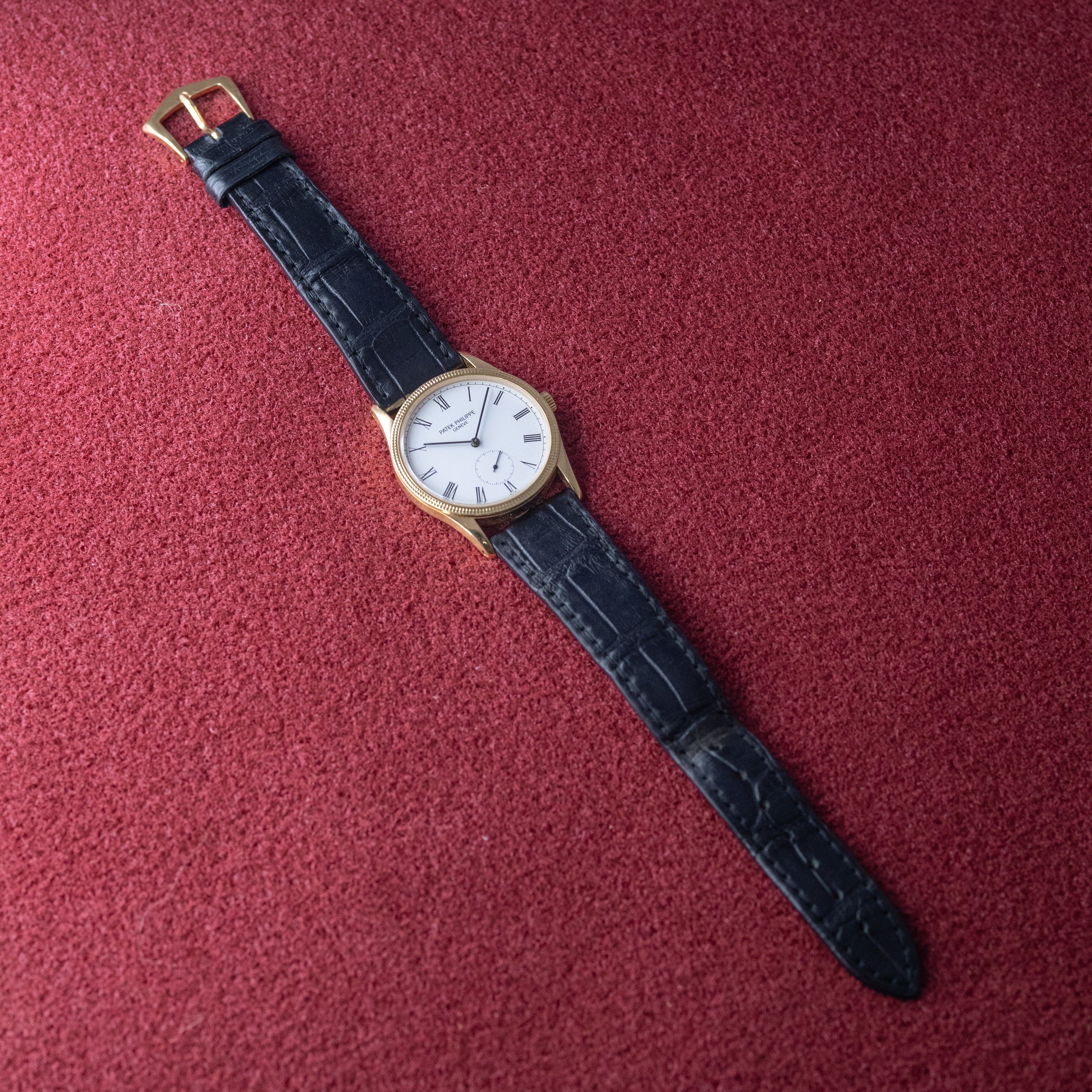 パテック・フィリップ カラトラバ Ref.3796DR 18KRG 1980年代後半製