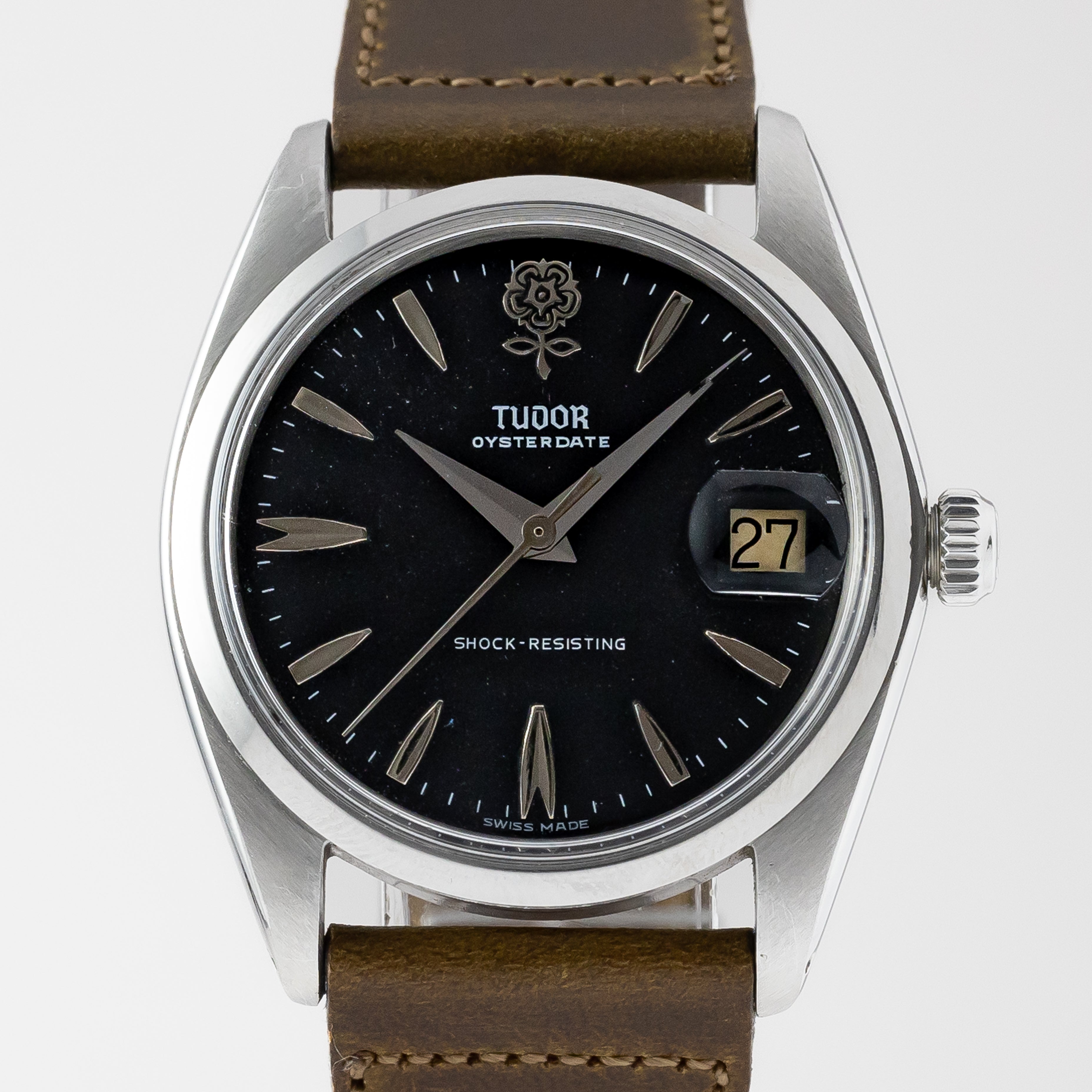 チューダー オイスターデイト 1964年製 デカバラ リダンブラック