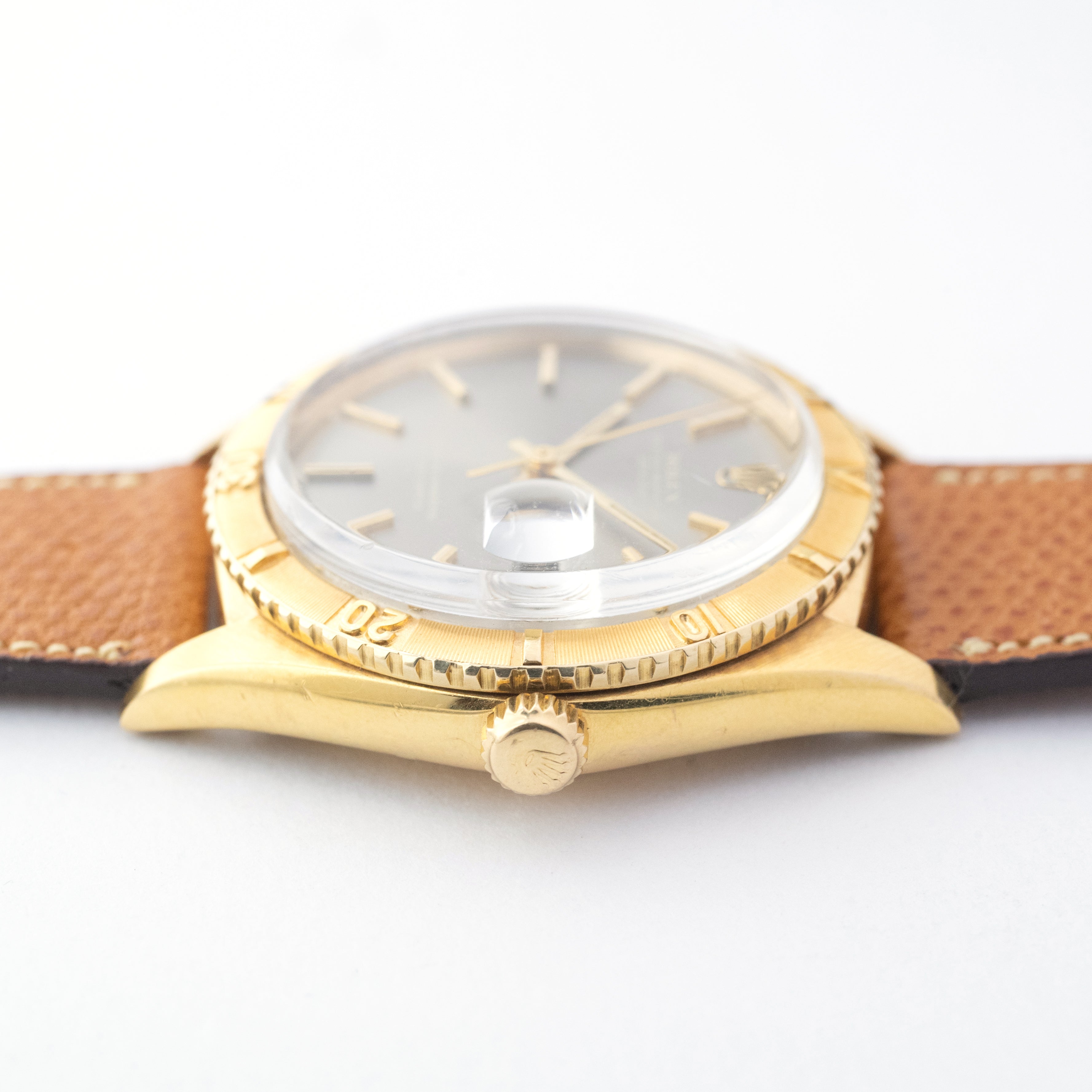 ロレックス 18金無垢サンダーバード 1965年製 Ref.1625 グレーダイヤル