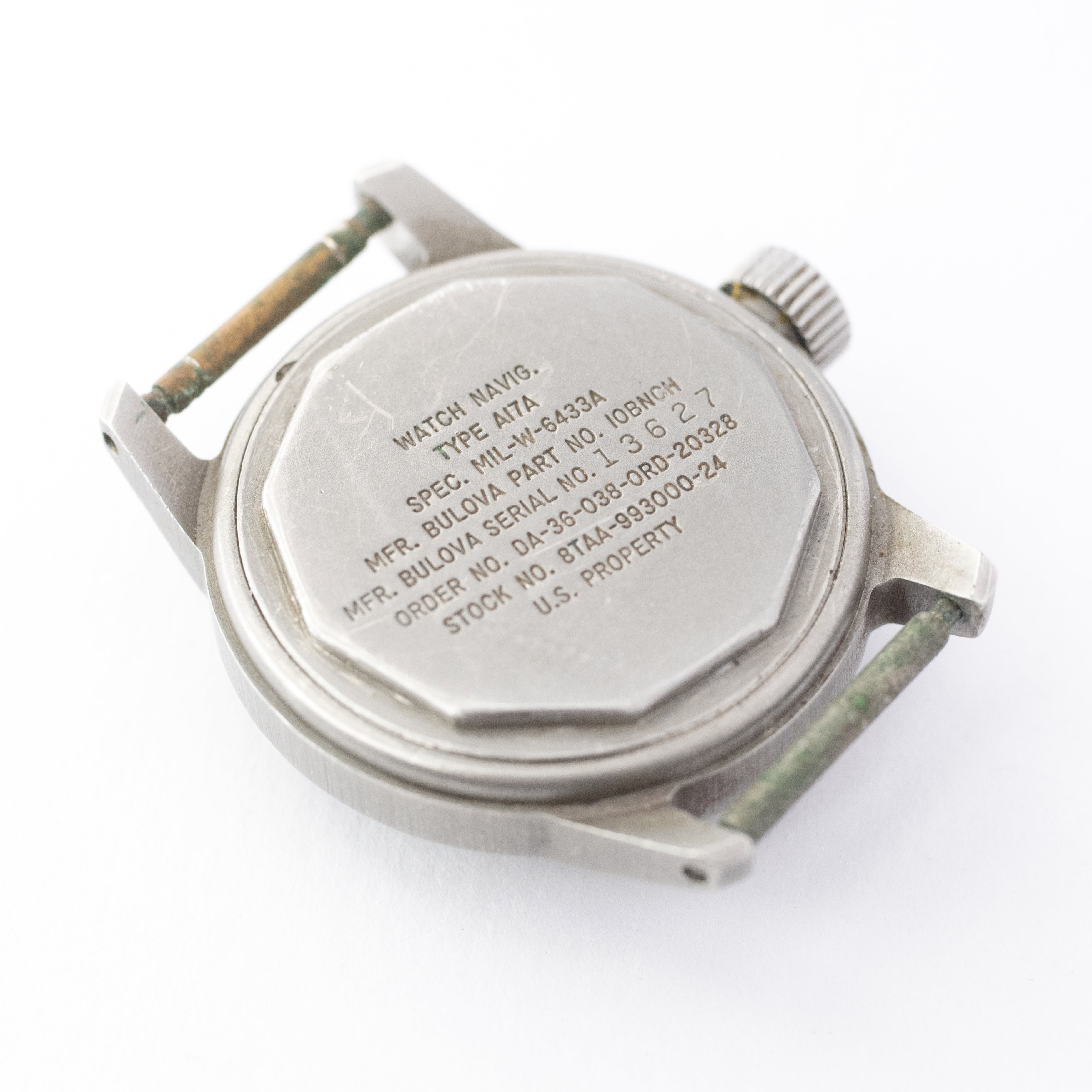 ブローバ TYPEA17A 1950年代製 アメリカ軍用時計 コットンベルト