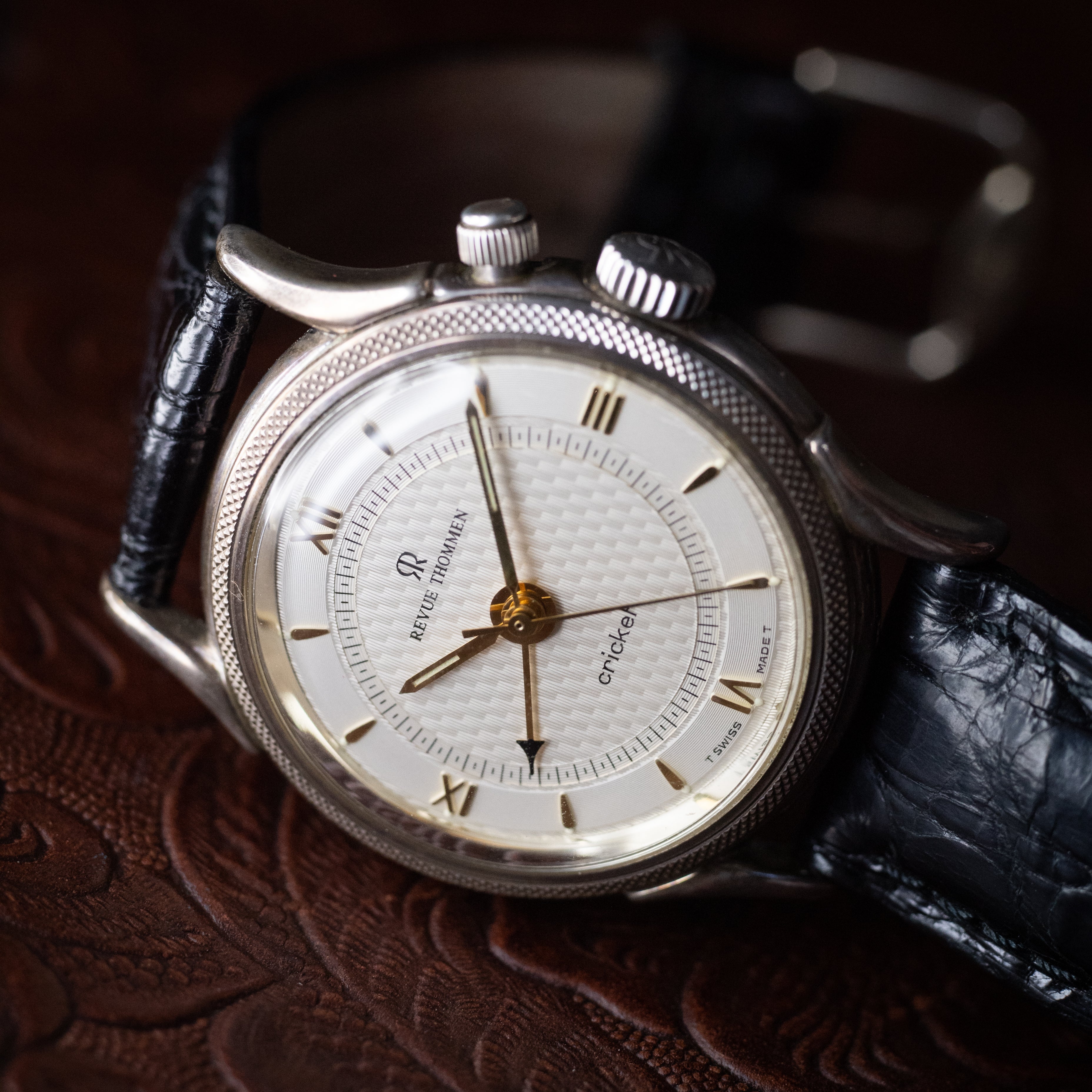 レヴュートーメン クリケット 1995年製 銀無垢ケース限定モデル 箱ギャラ付き