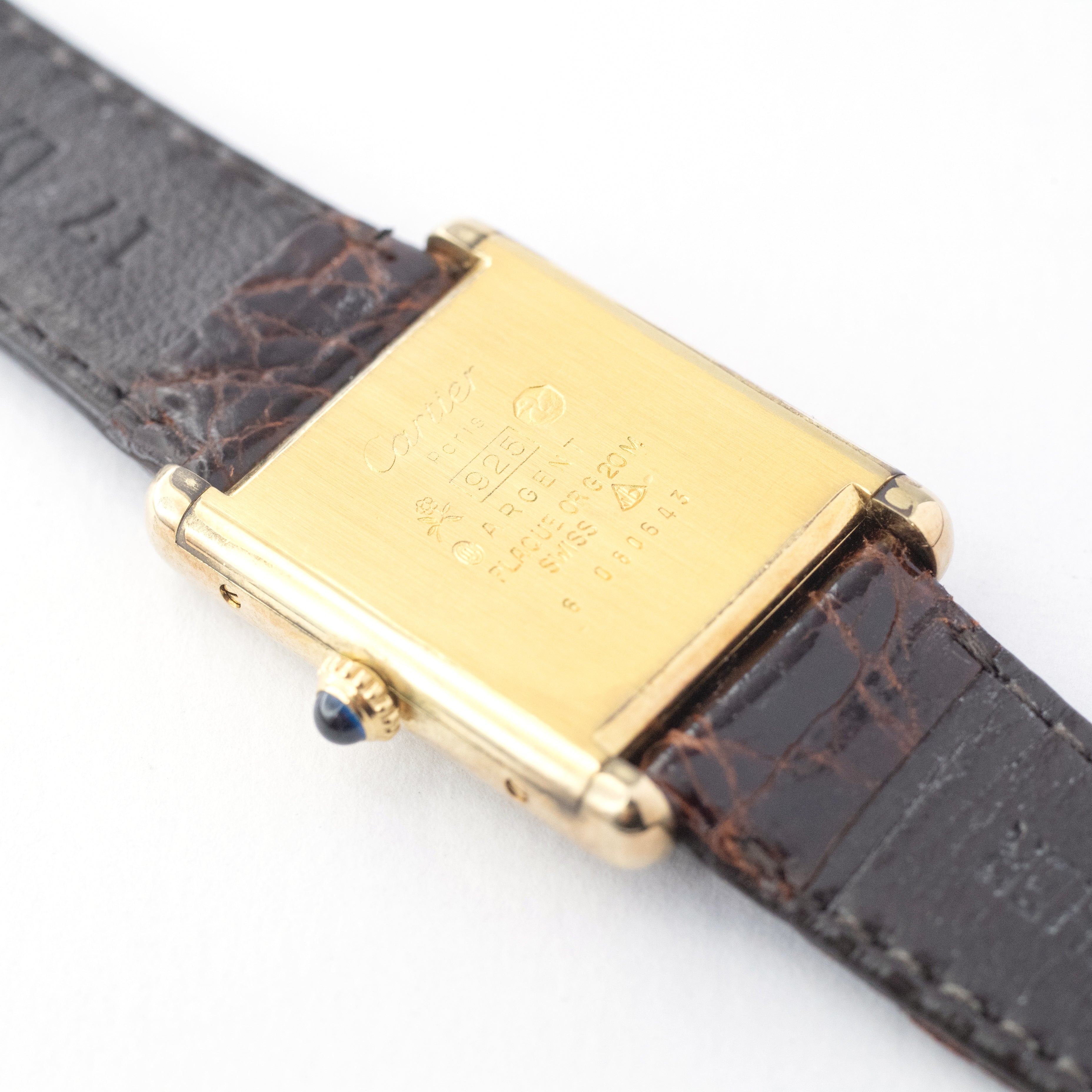 カルティエ マストタンクLM 1980年代 アイボリーローマン 手巻き