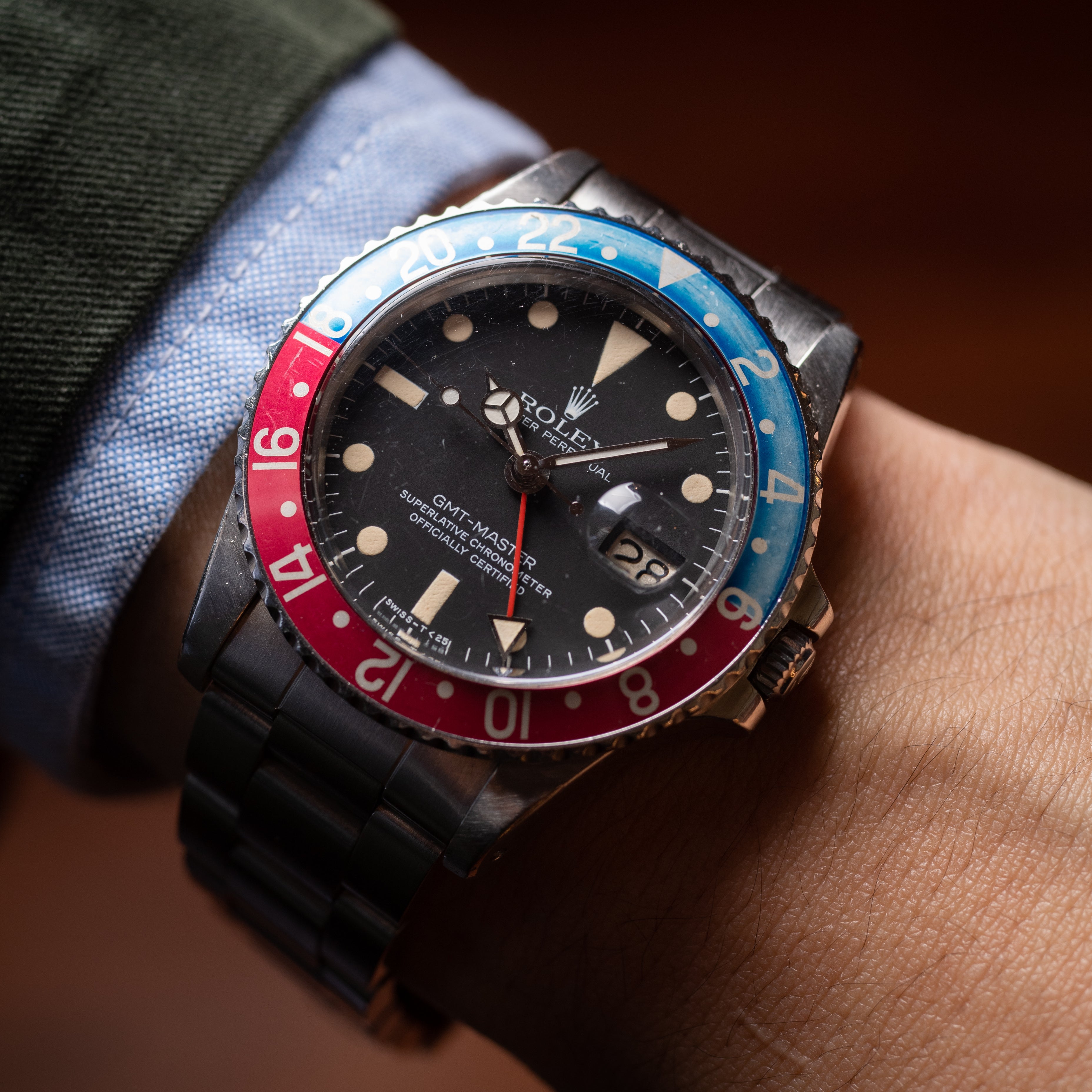 ロレックス 1977年製 GMTマスター Ref.1675 ペプシ
