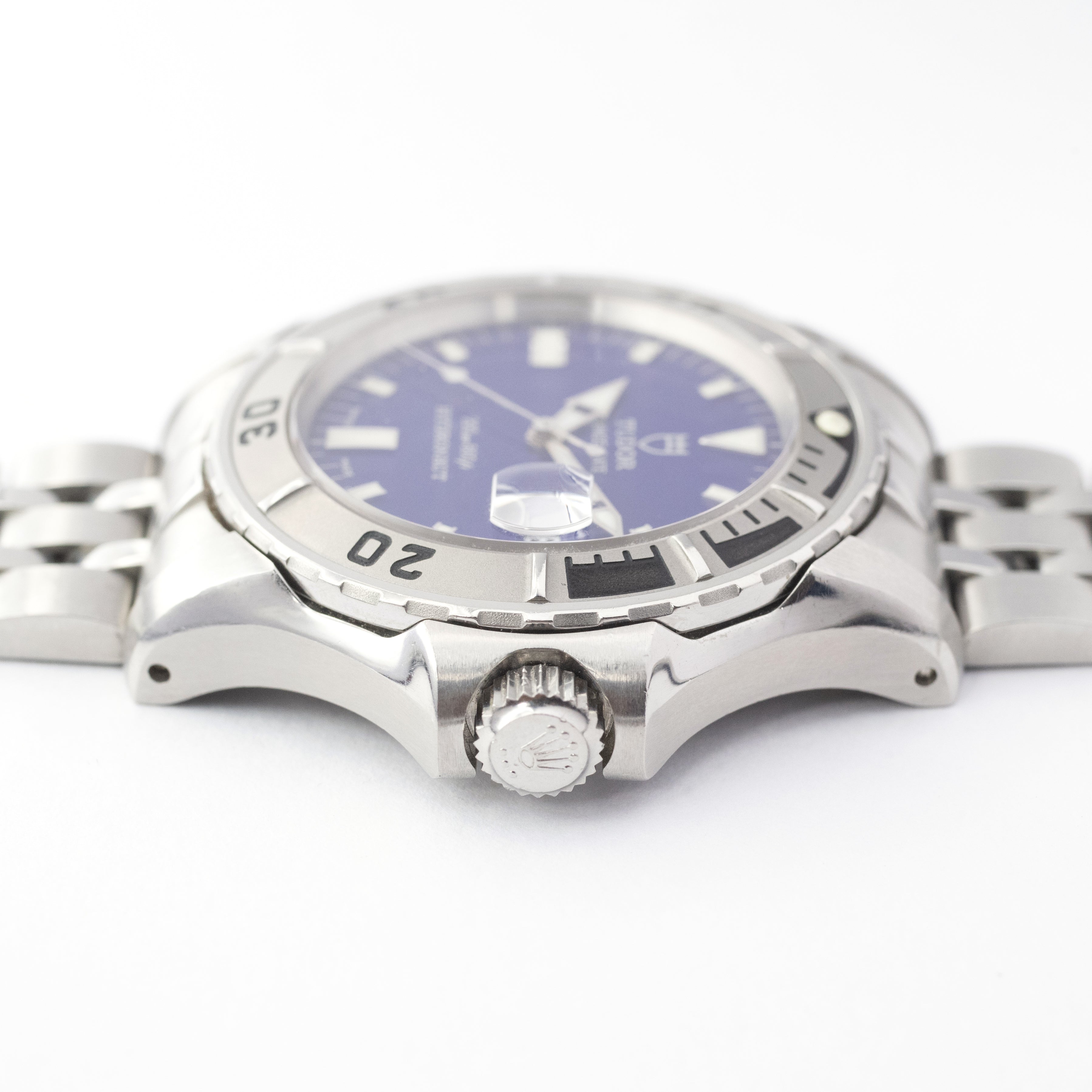 チューダー 1999年製 ハイドロノート ブルーダイヤル Ref.89190 王冠リューズ