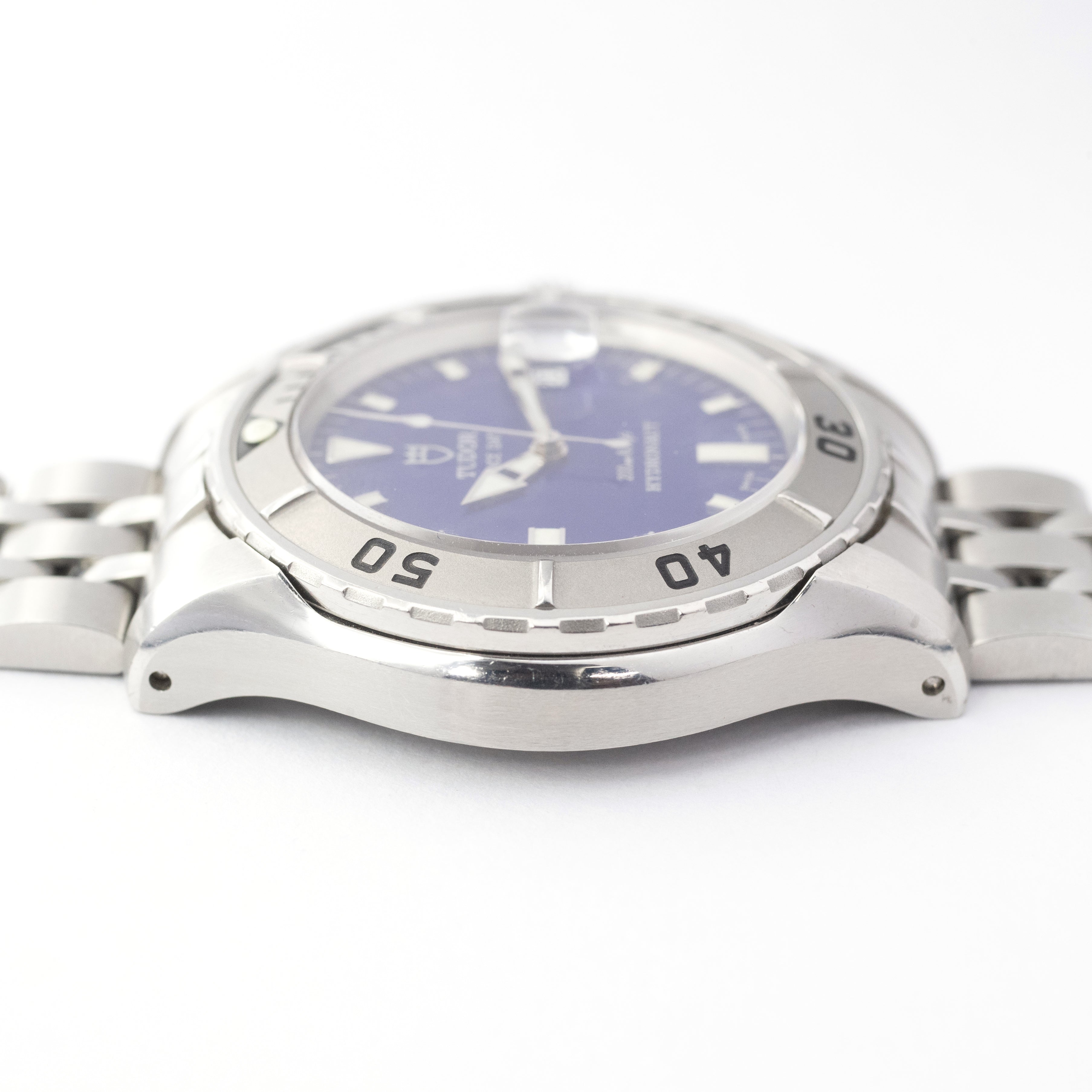 チューダー 1999年製 ハイドロノート ブルーダイヤル Ref.89190 王冠リューズ