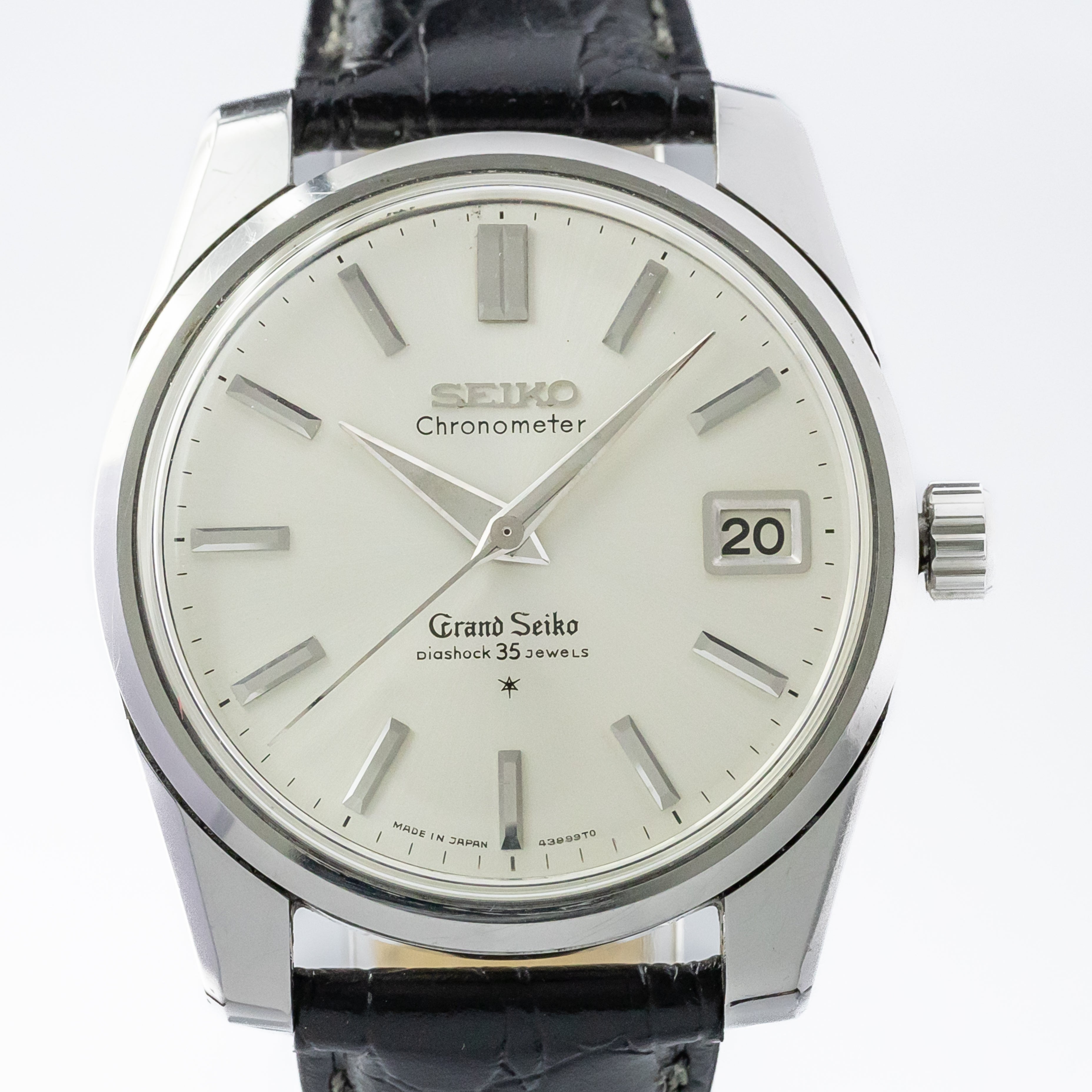 セイコー グランドセイコー 1964年製 セルフデーター 初期型 Ref.43999 GS 手巻き 純正尾錠付き