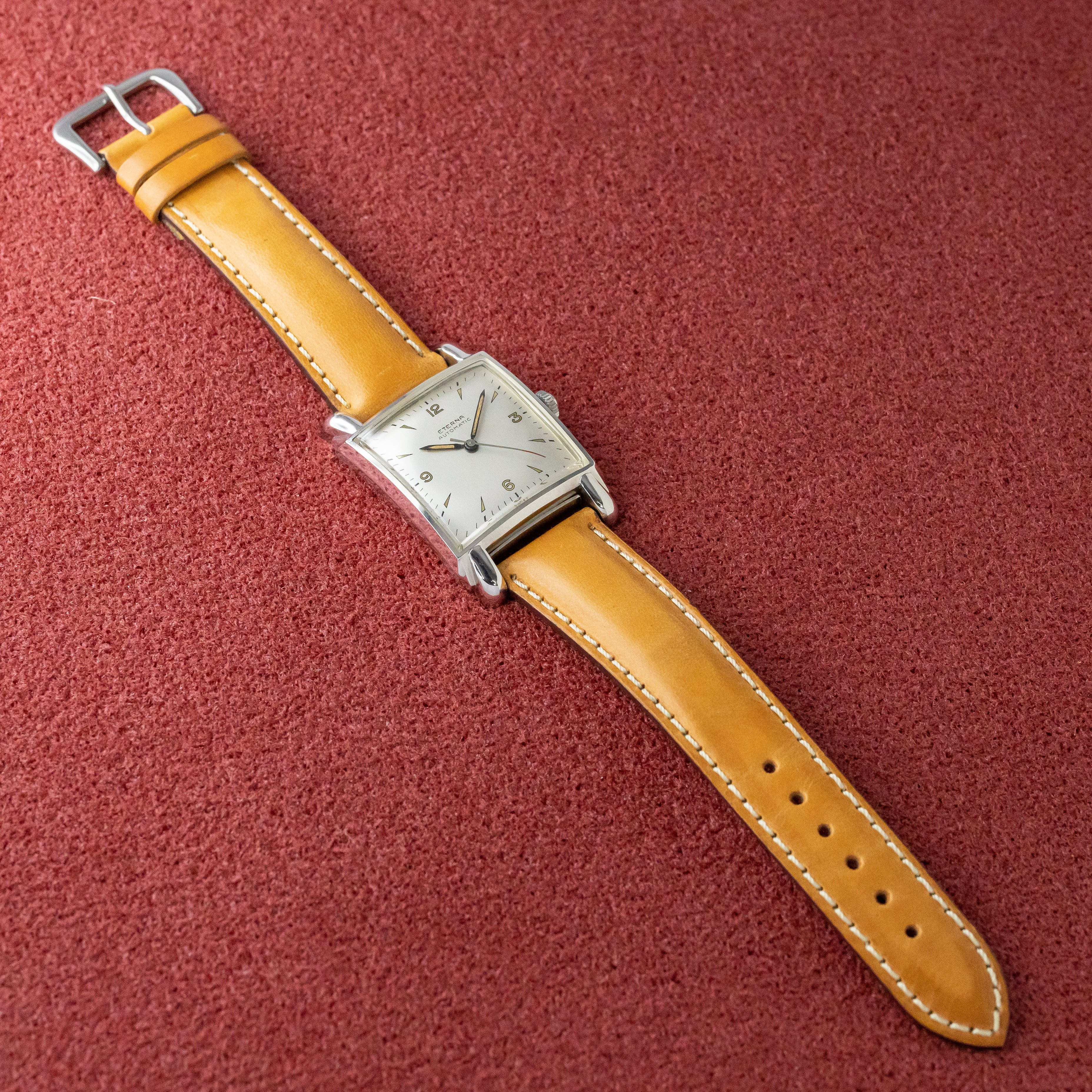 エテルナ ビッグスクエアケース バンパーオートマチック 防水ケース 1950年代製