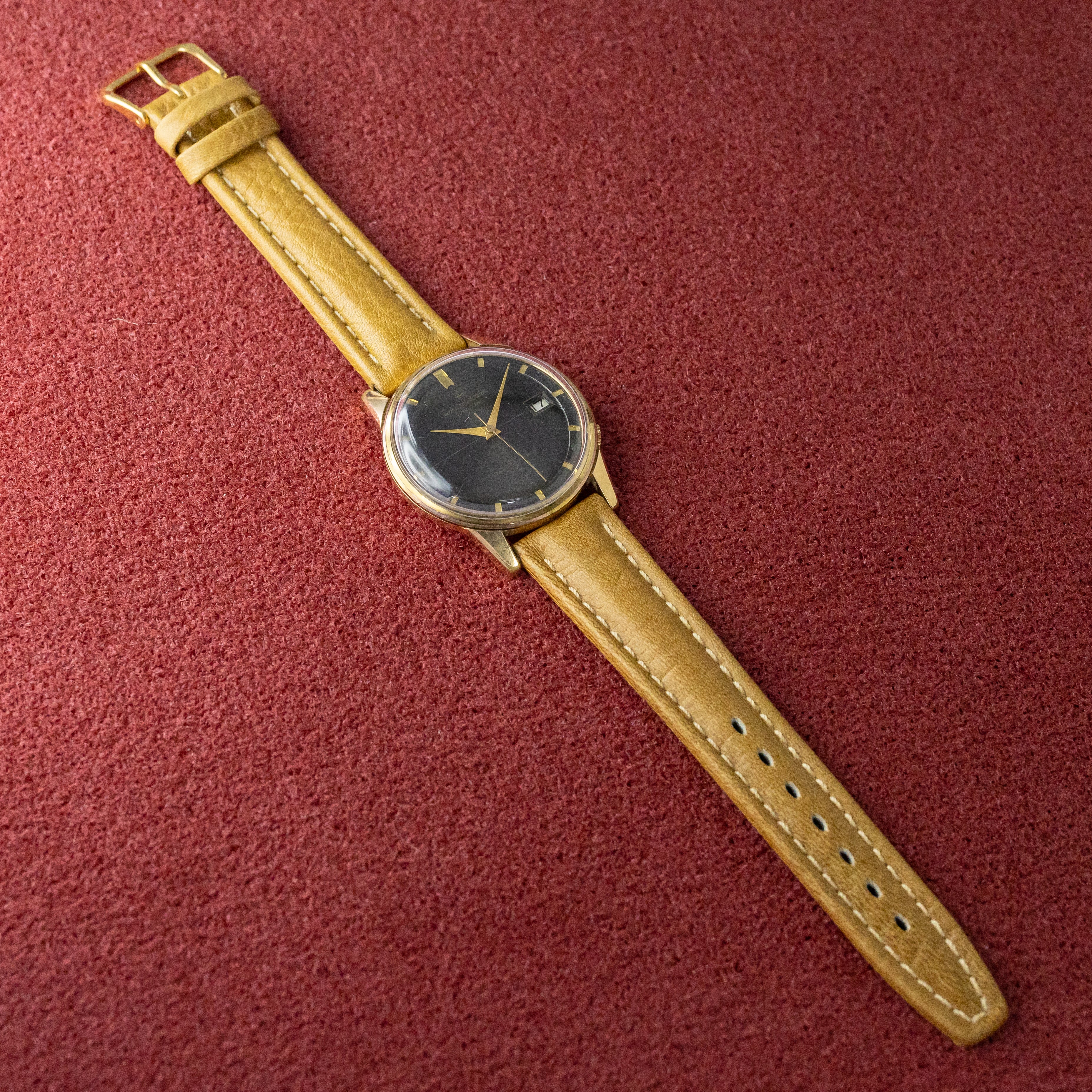 セイコー スポーツマチックカレンダー 1961年製 ブラック 自動巻