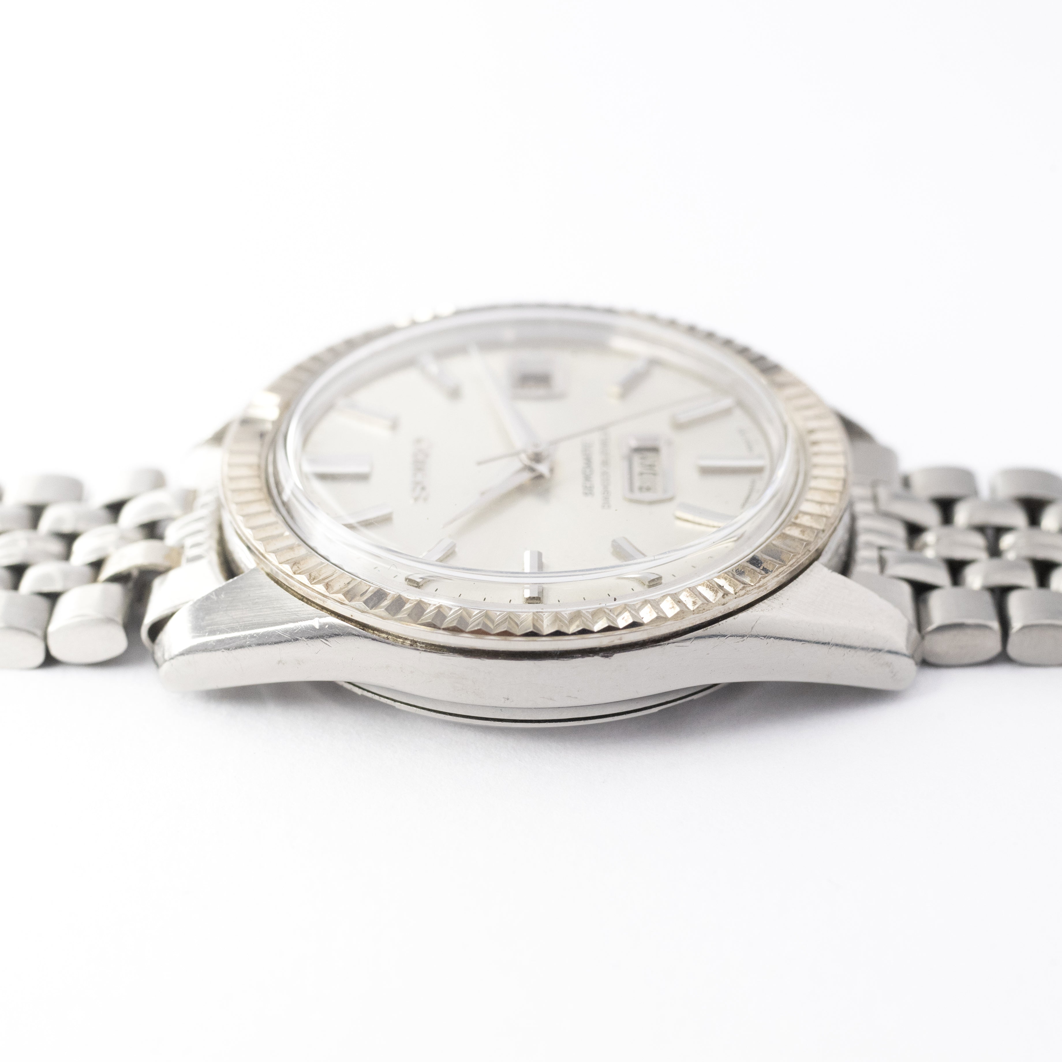 セイコーマチック 6206-8080 1965年製 デイデイト26石 ステンレスブレス