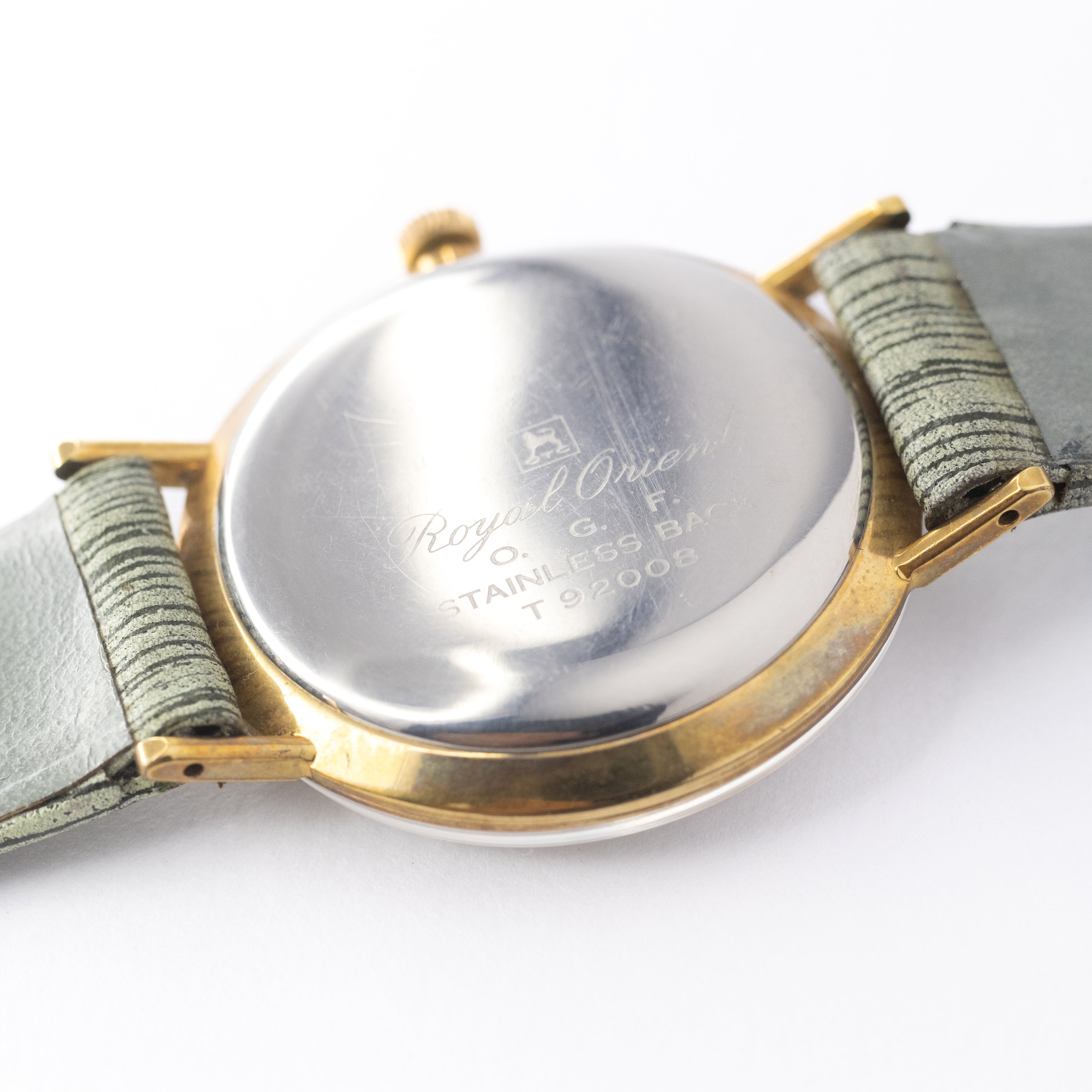 ロイヤルオリエント タグ付き未使用品 変り干支 変り革ベルト 手巻 1960年代