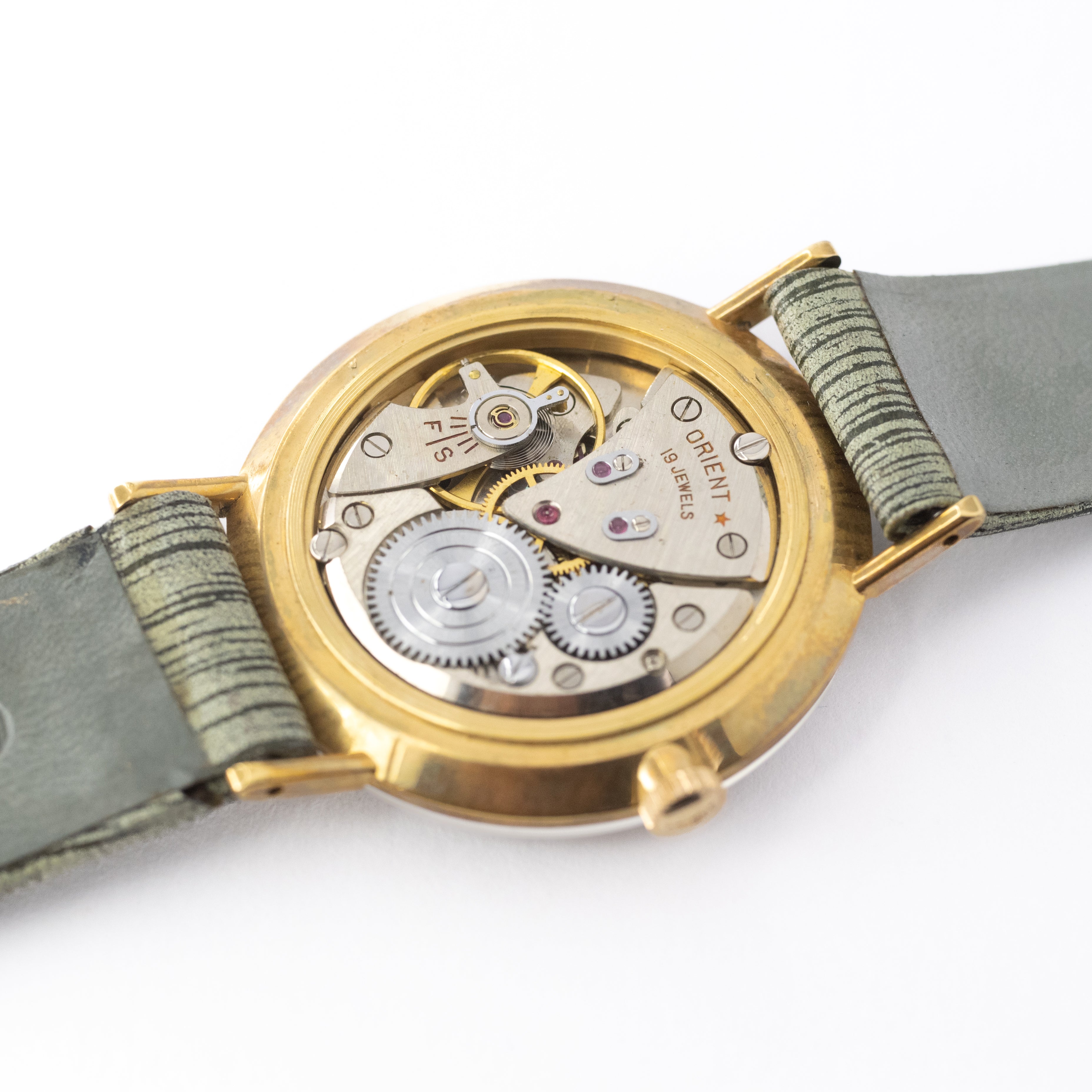 ロイヤルオリエント タグ付き未使用品 変り干支 変り革ベルト 手巻 1960年代