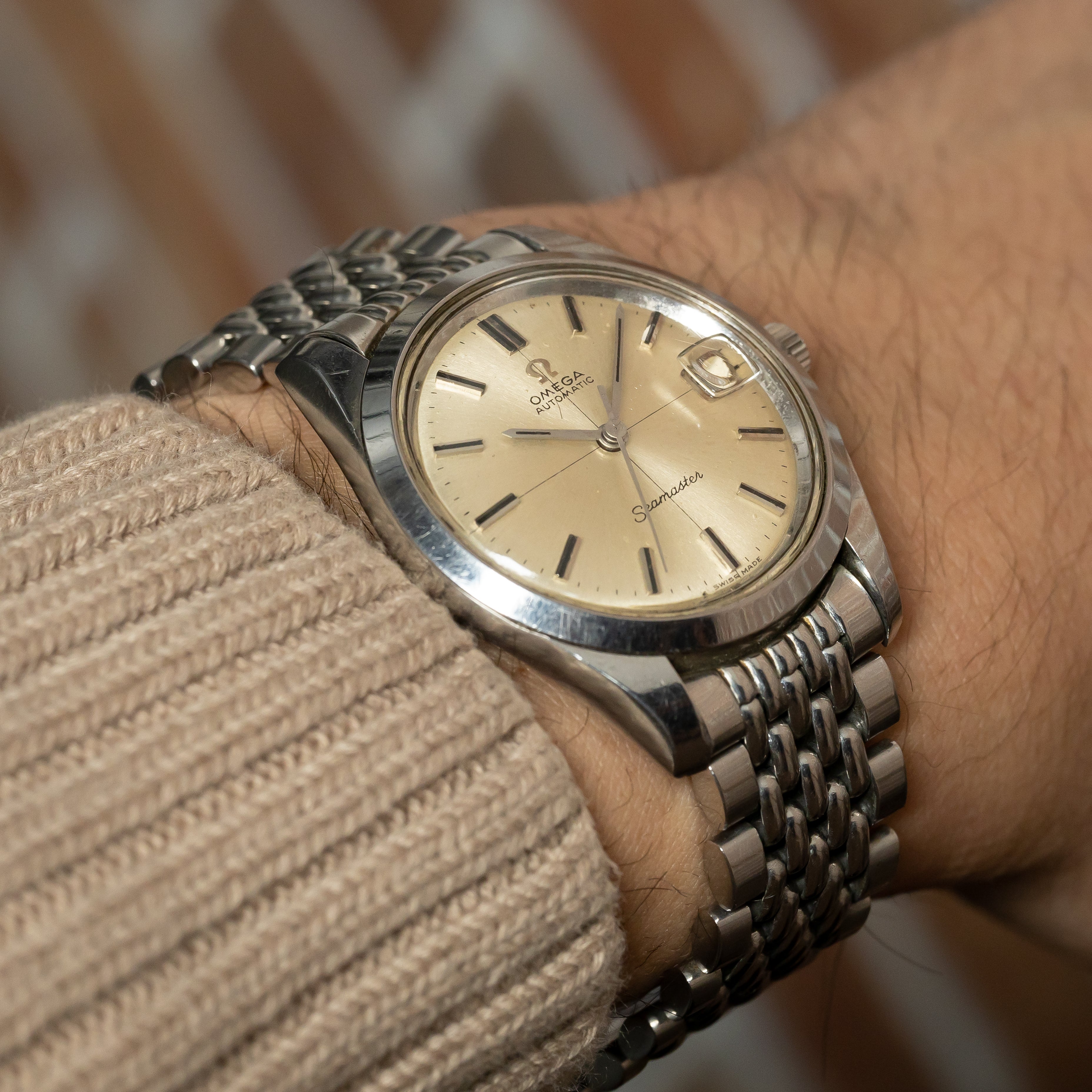 オメガ シーマスター 1968年製 Ref.166.010 ブレス付き