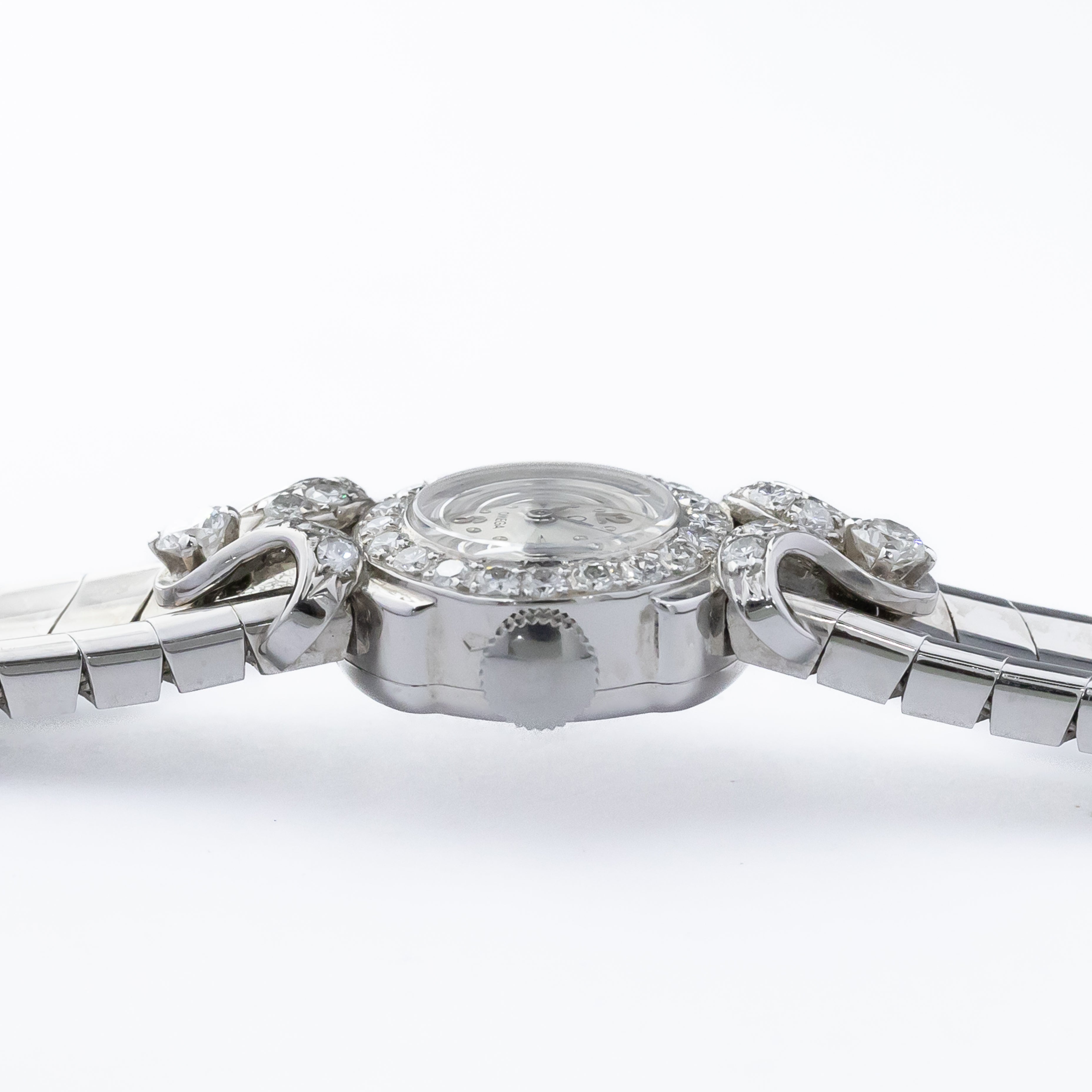 オメガ レディース ドレスウォッチ ダイヤ プラチナケース WGブレス 1952年製