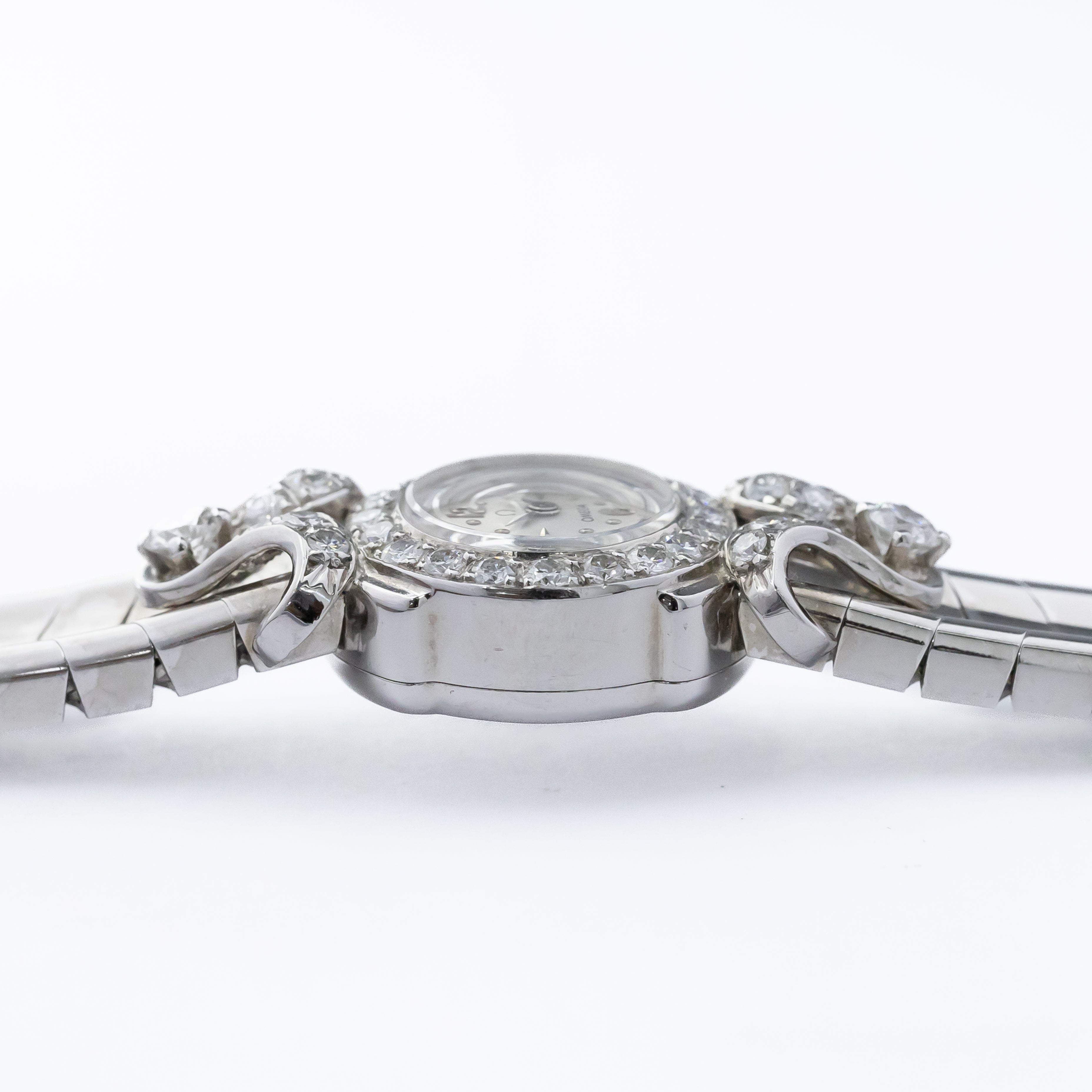 オメガ レディース ドレスウォッチ ダイヤ プラチナケース WGブレス 1952年製