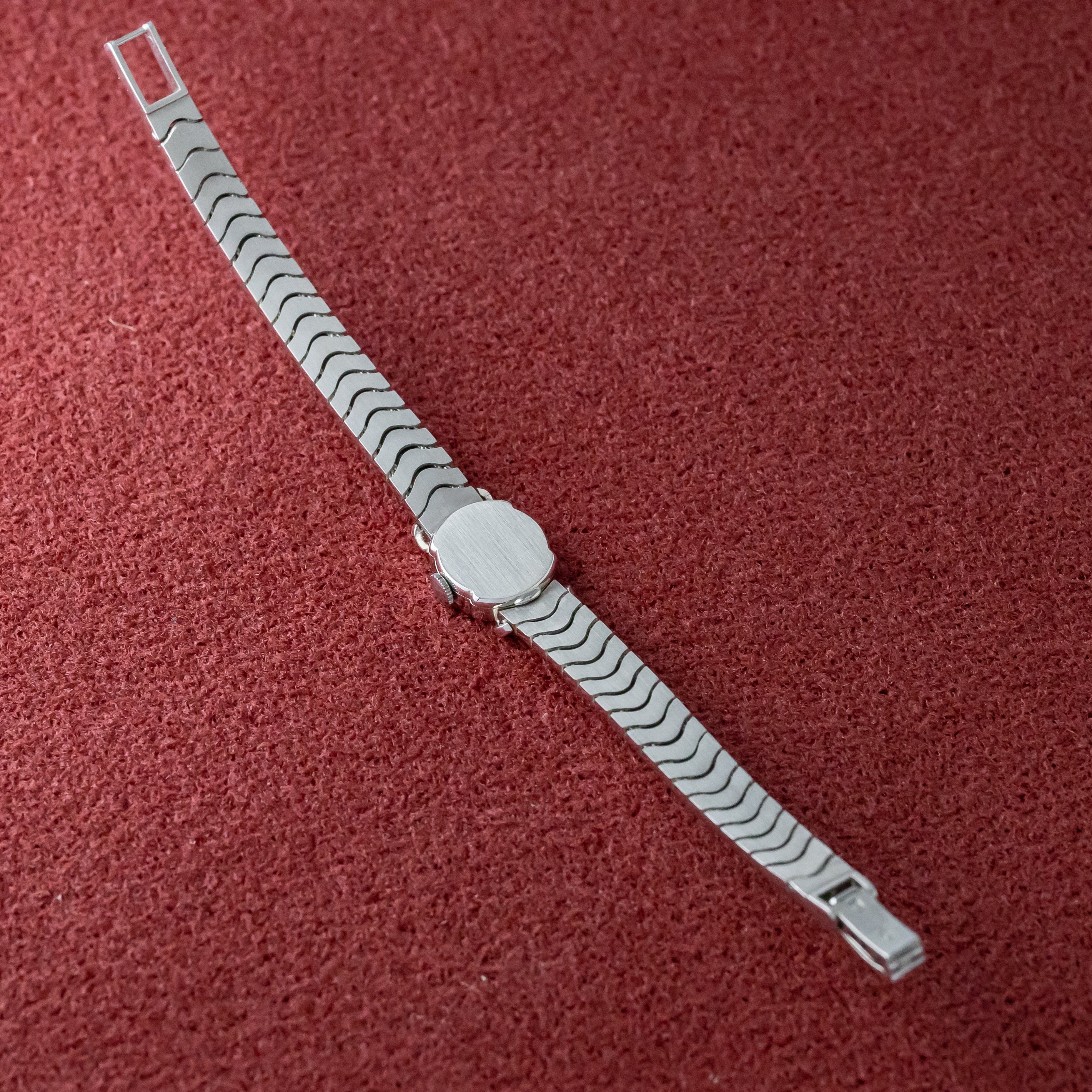 オメガ レディース ドレスウォッチ ダイヤ プラチナケース WGブレス 1952年製