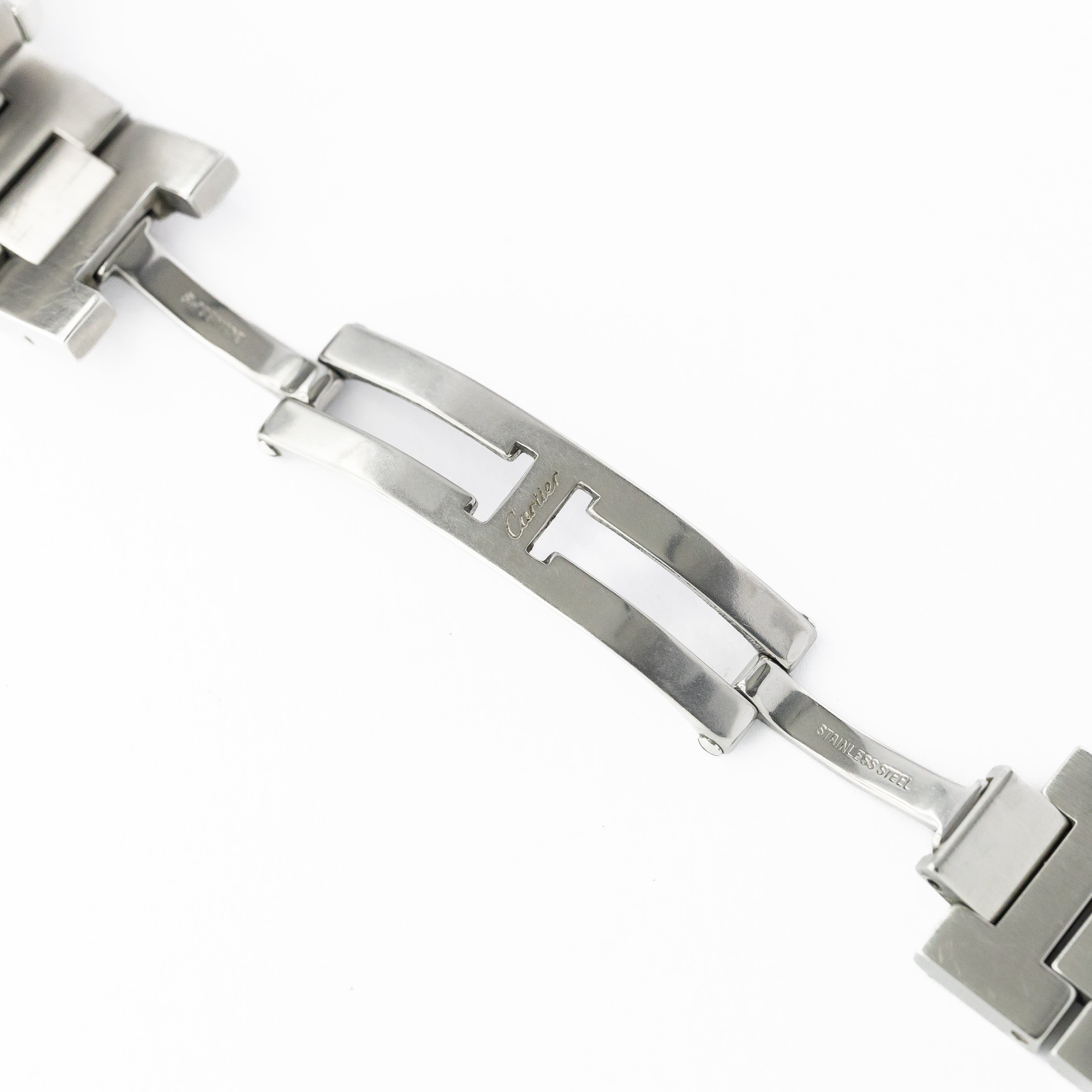 カルティエ パシャC ホワイトダイヤル 箱ギャラ付き 2000年代製